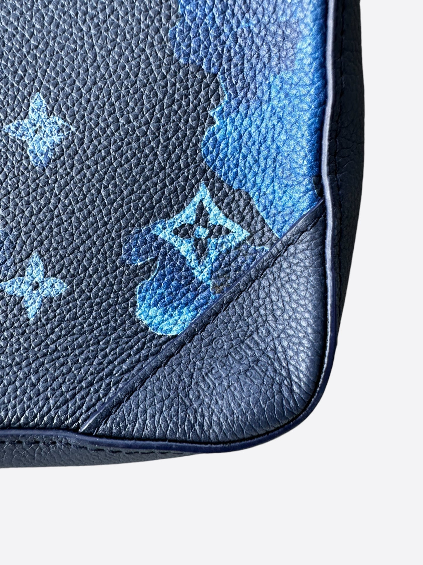 Louis Vuitton Blue Watercolor Monogram Trio Messenger