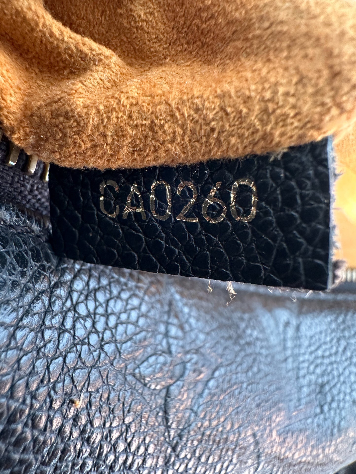 Louis Vuitton Black Empreinte Leather Monogram Bumbag