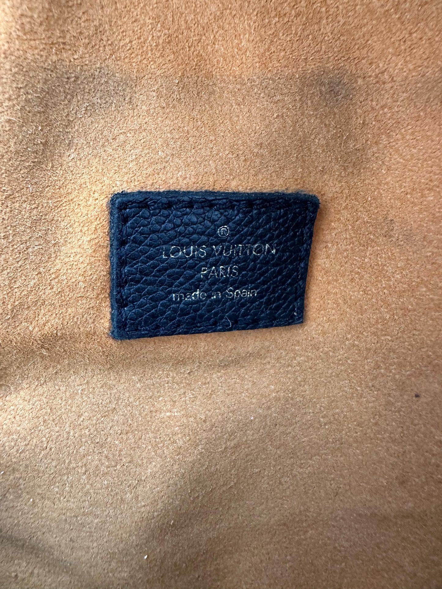 Louis Vuitton Black Empreinte Leather Monogram Bumbag