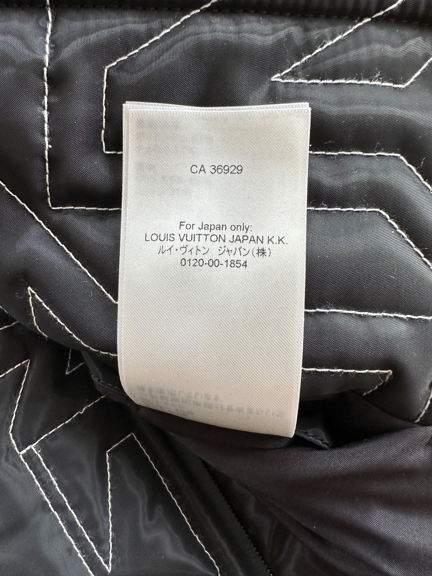 Louis Vuitton Black & White Snow Capsule Puffer Jacket