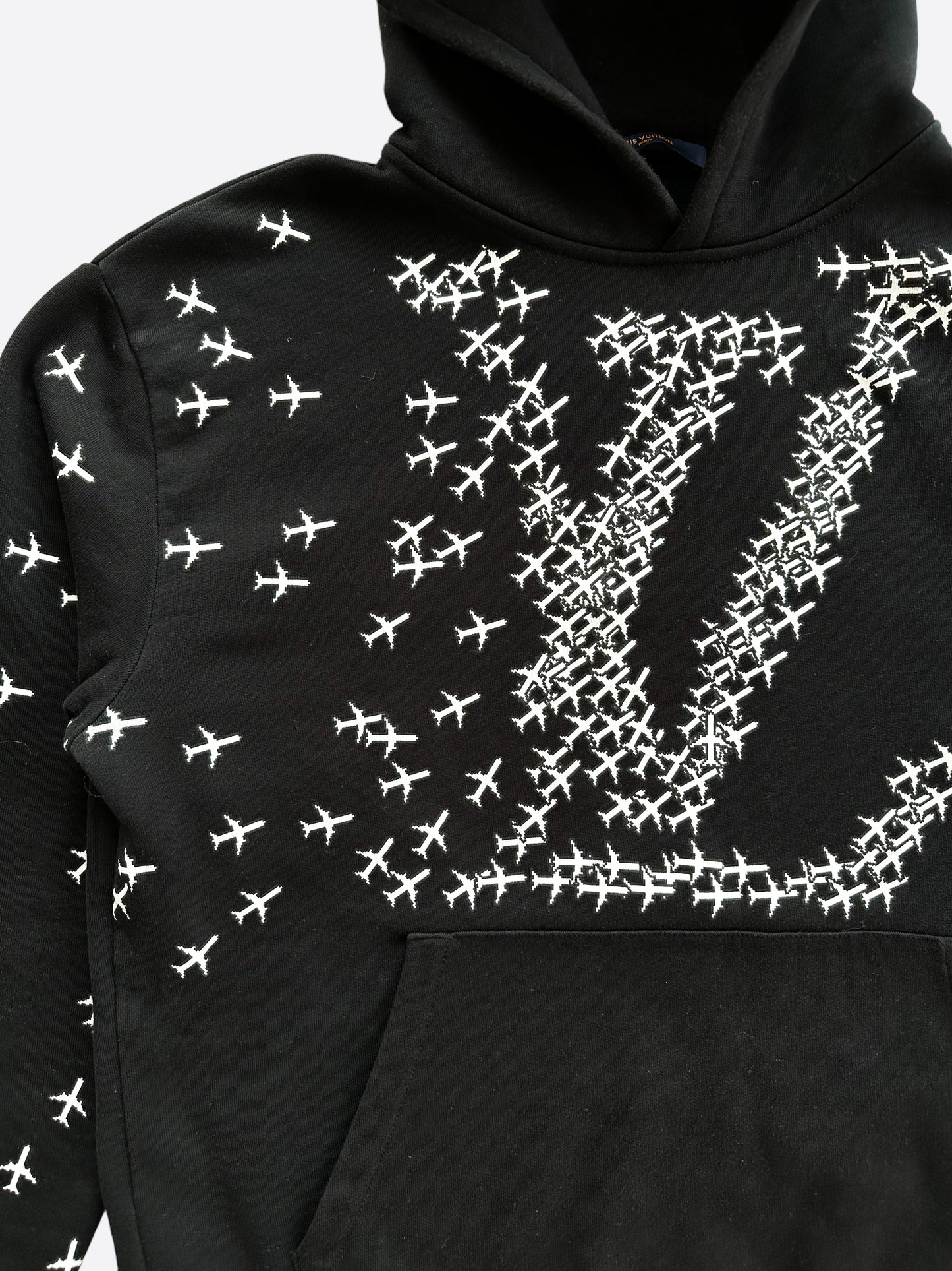 Louis Vuitton Black 2054 Planes Hoodie