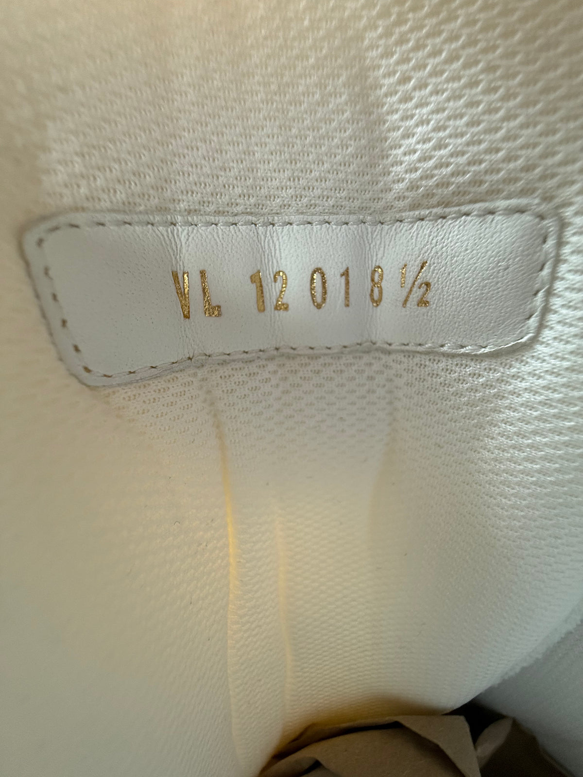 Louis Vuitton Green & White Denim Monogram Trainers