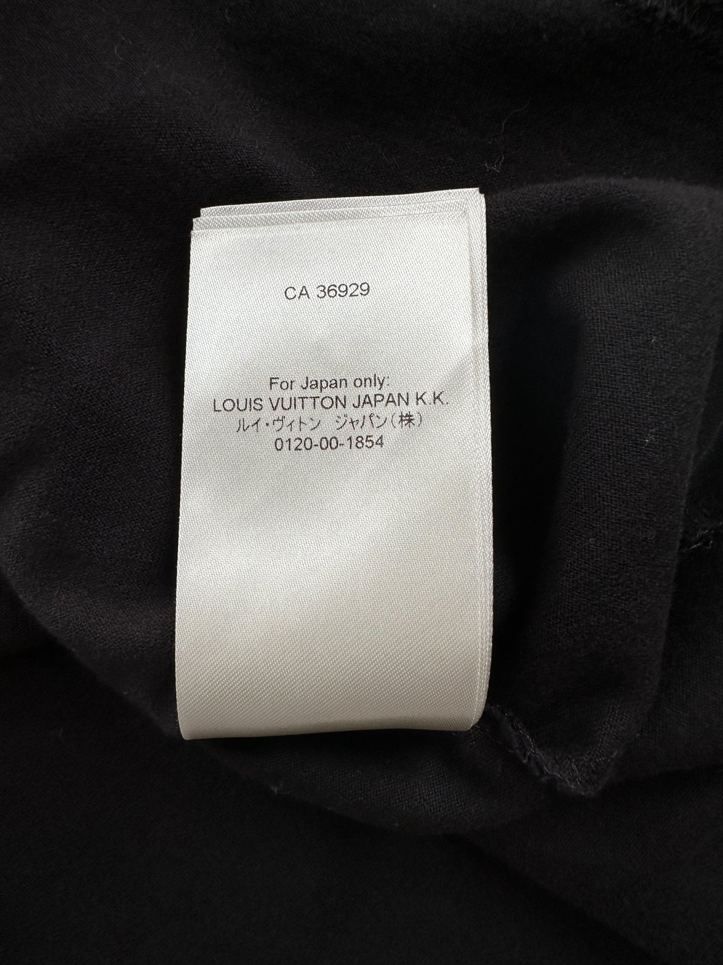Louis Vuitton Black L.Vuitton Heat Reactive T-Shirt