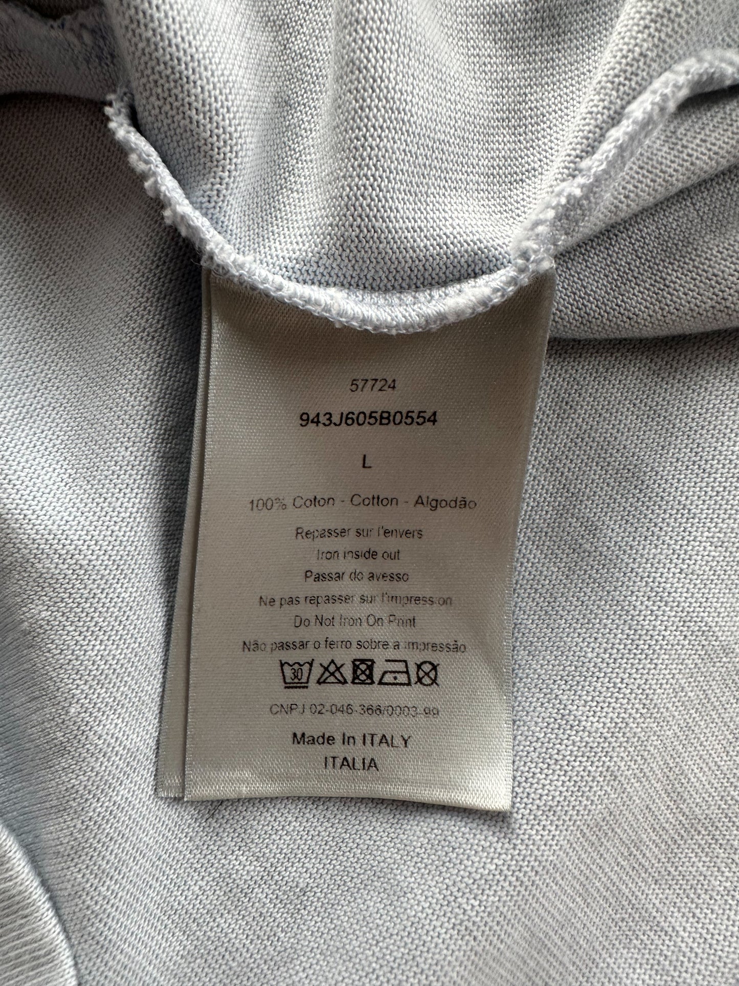 Dior Alex Fonton Blue Flower T-Shirt