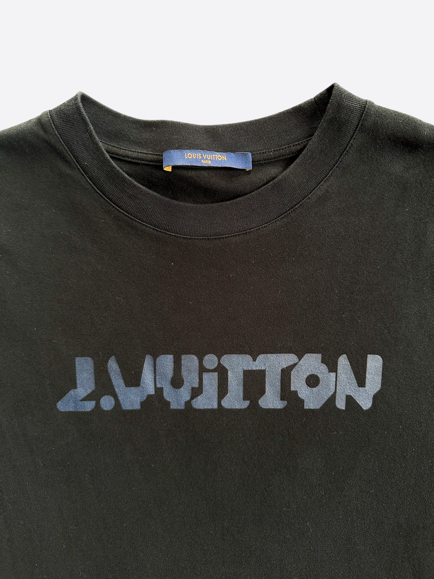 Louis Vuitton Black L.Vuitton Heat Reactive T-Shirt