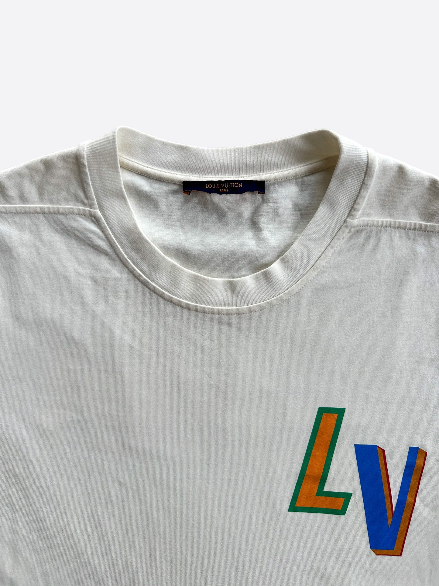 Louis Vuitton NBA White Logo T-Shirt