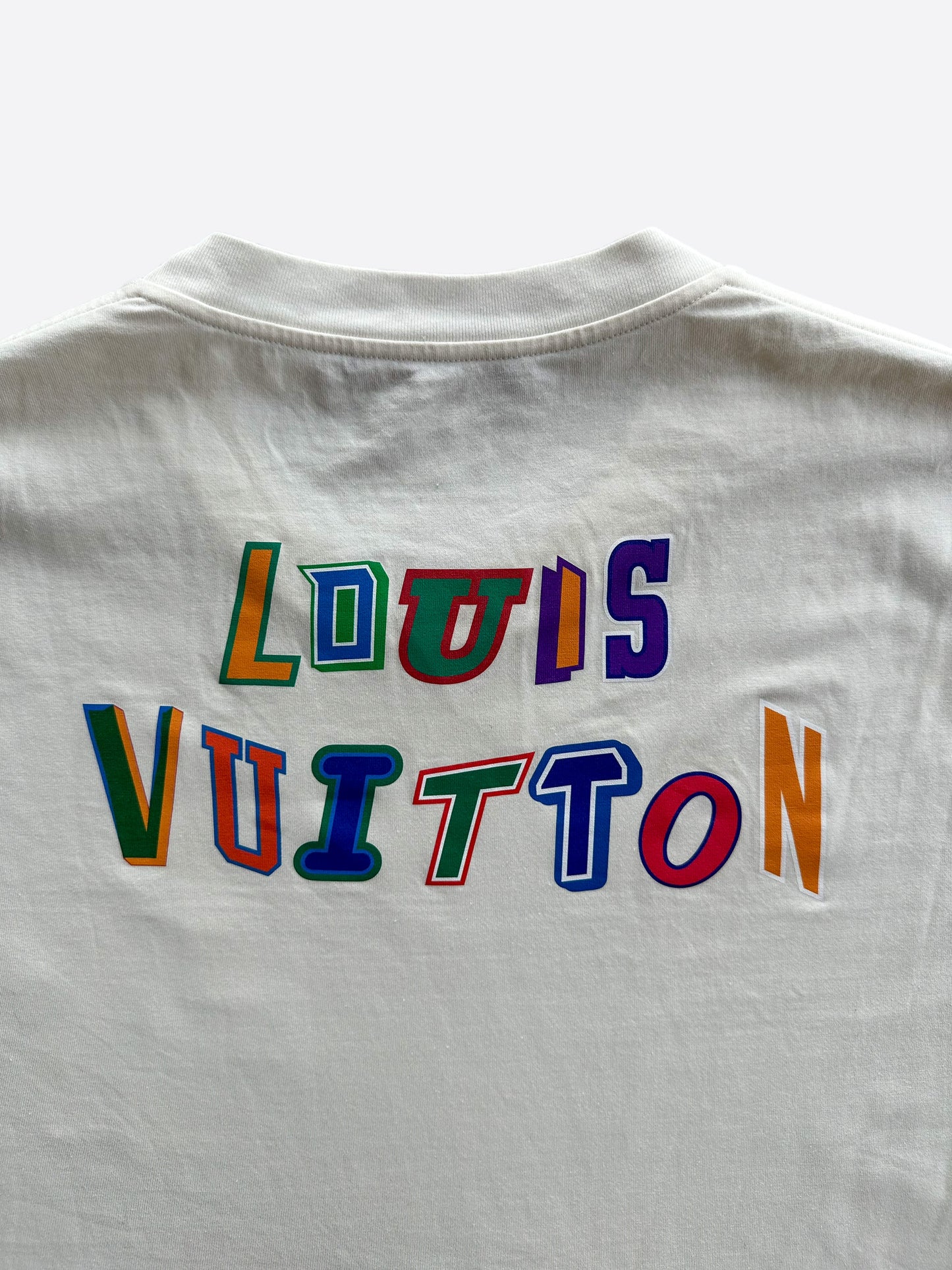 Louis Vuitton NBA White Logo T-Shirt
