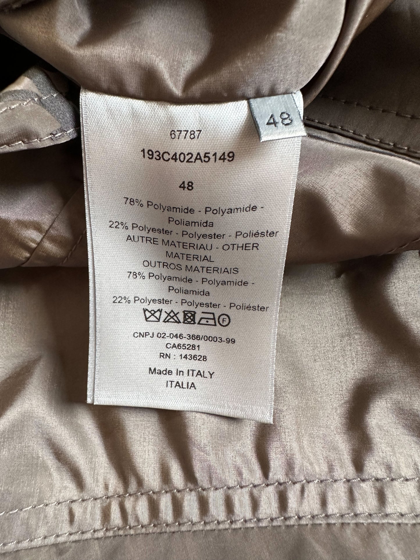 Dior Dark Olive Oblique Anorak