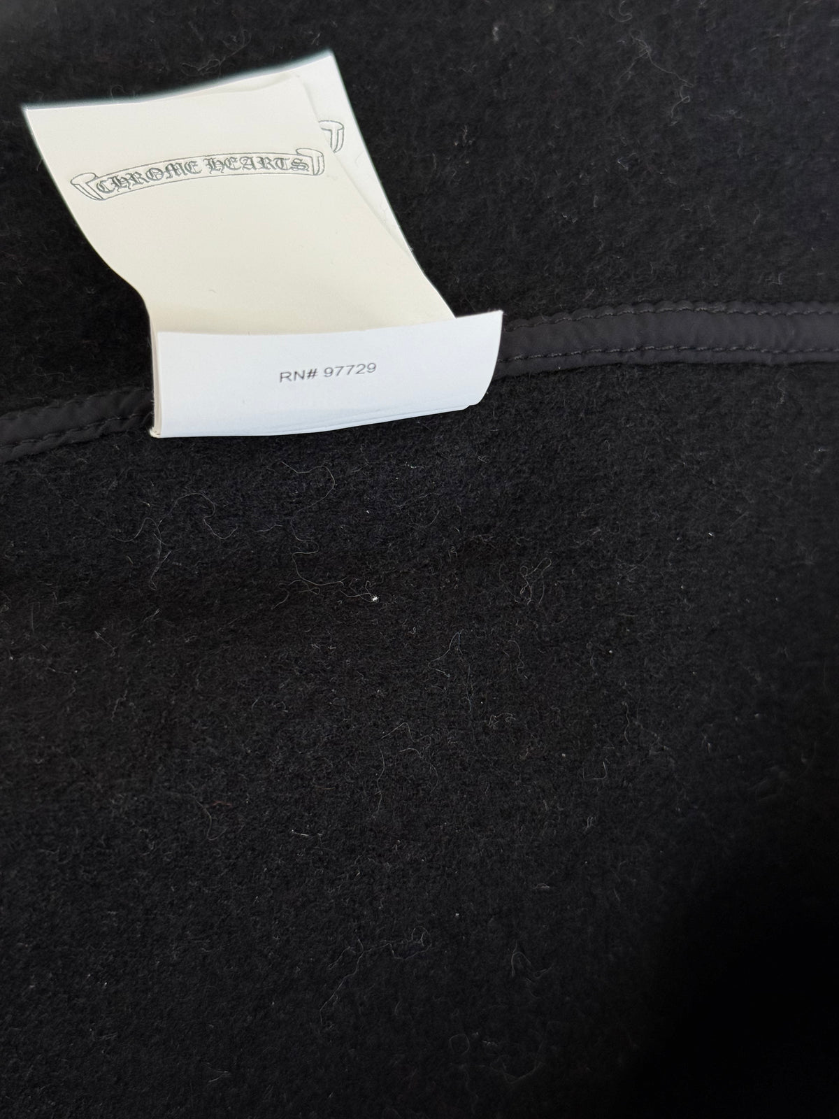 Chrome Hearts Black Quilted Nylon Hooded Jacket