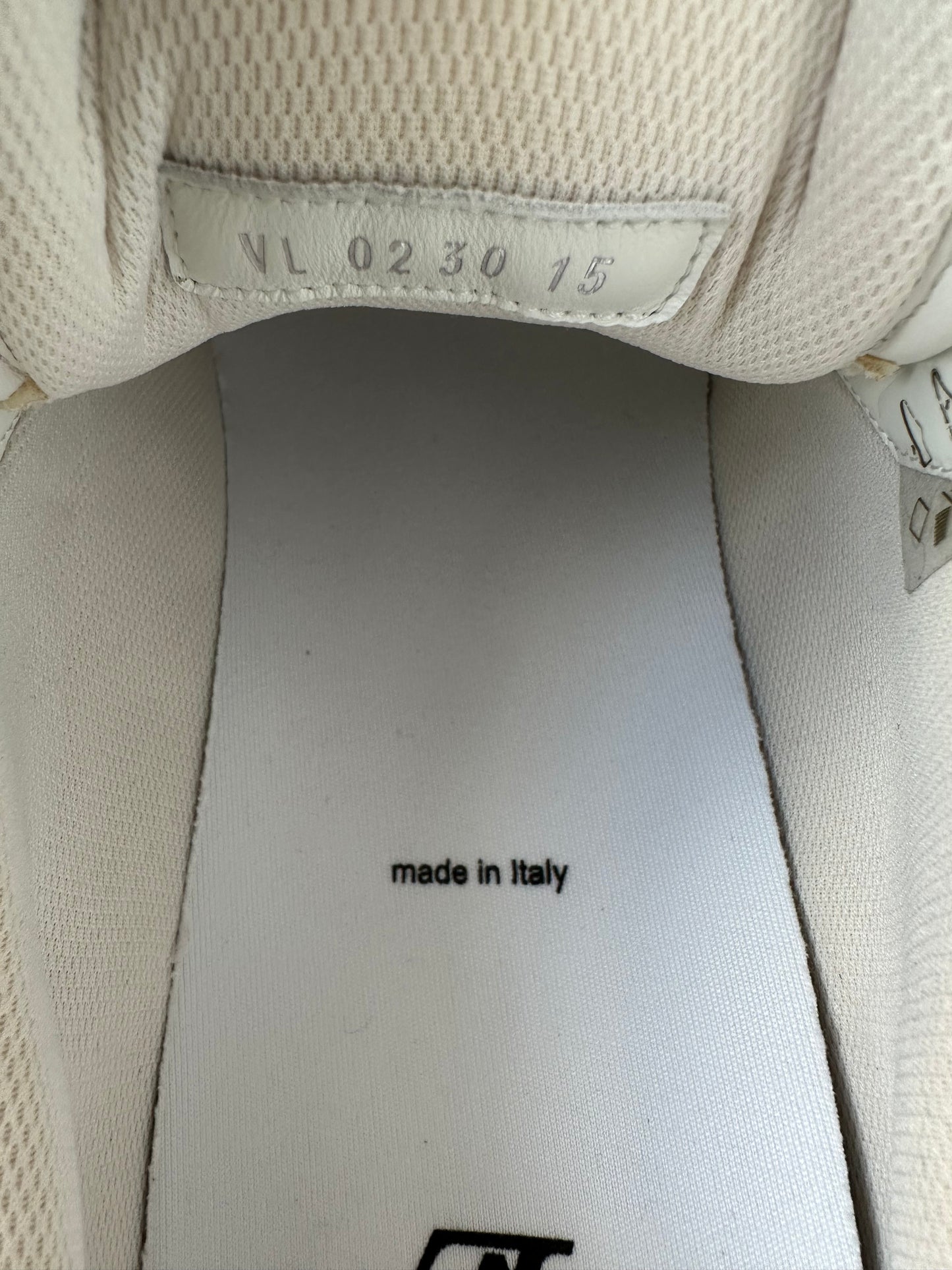 Louis Vuitton Grey & Blue Trainers