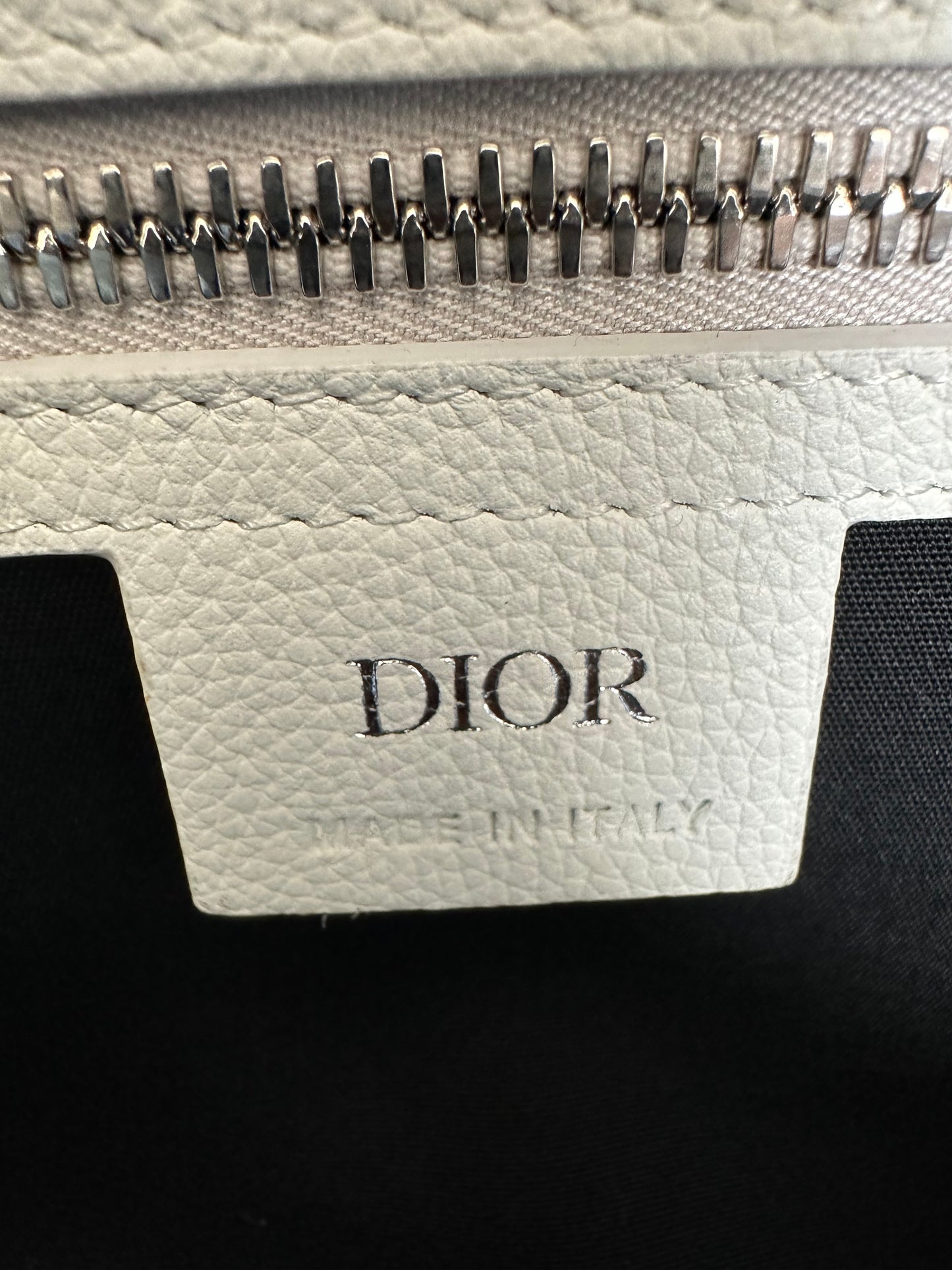 Dior White Oblique Lingot 50 Duffle Bag