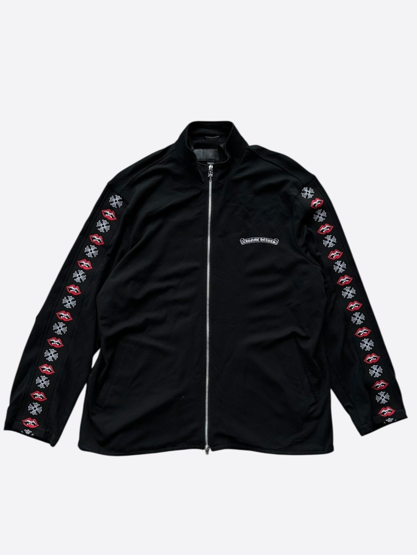 Chrome Hearts Matty Boy Black Chomper Track Jacket