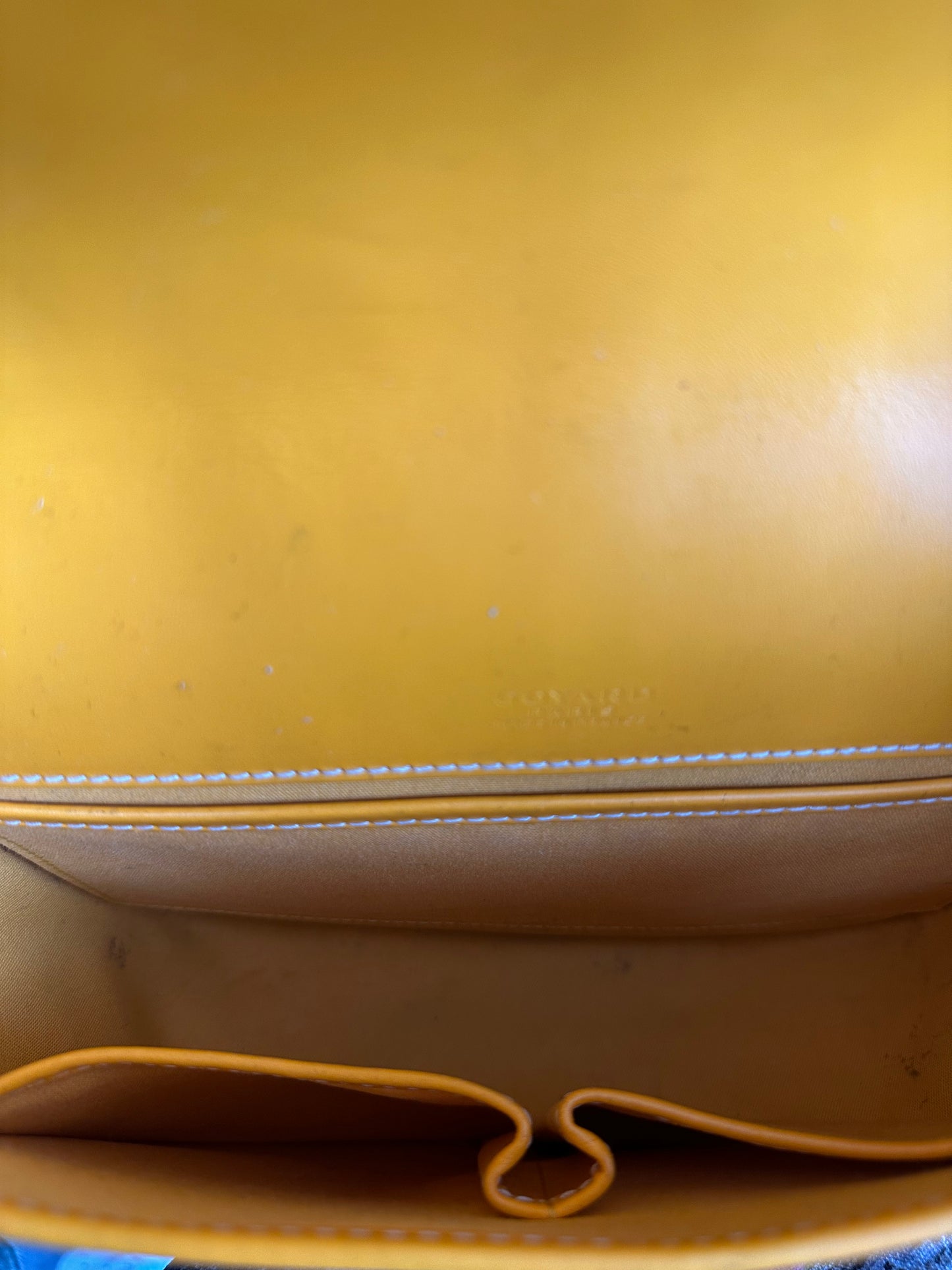 Goyard Yellow Belvedere PM Messenger Bag