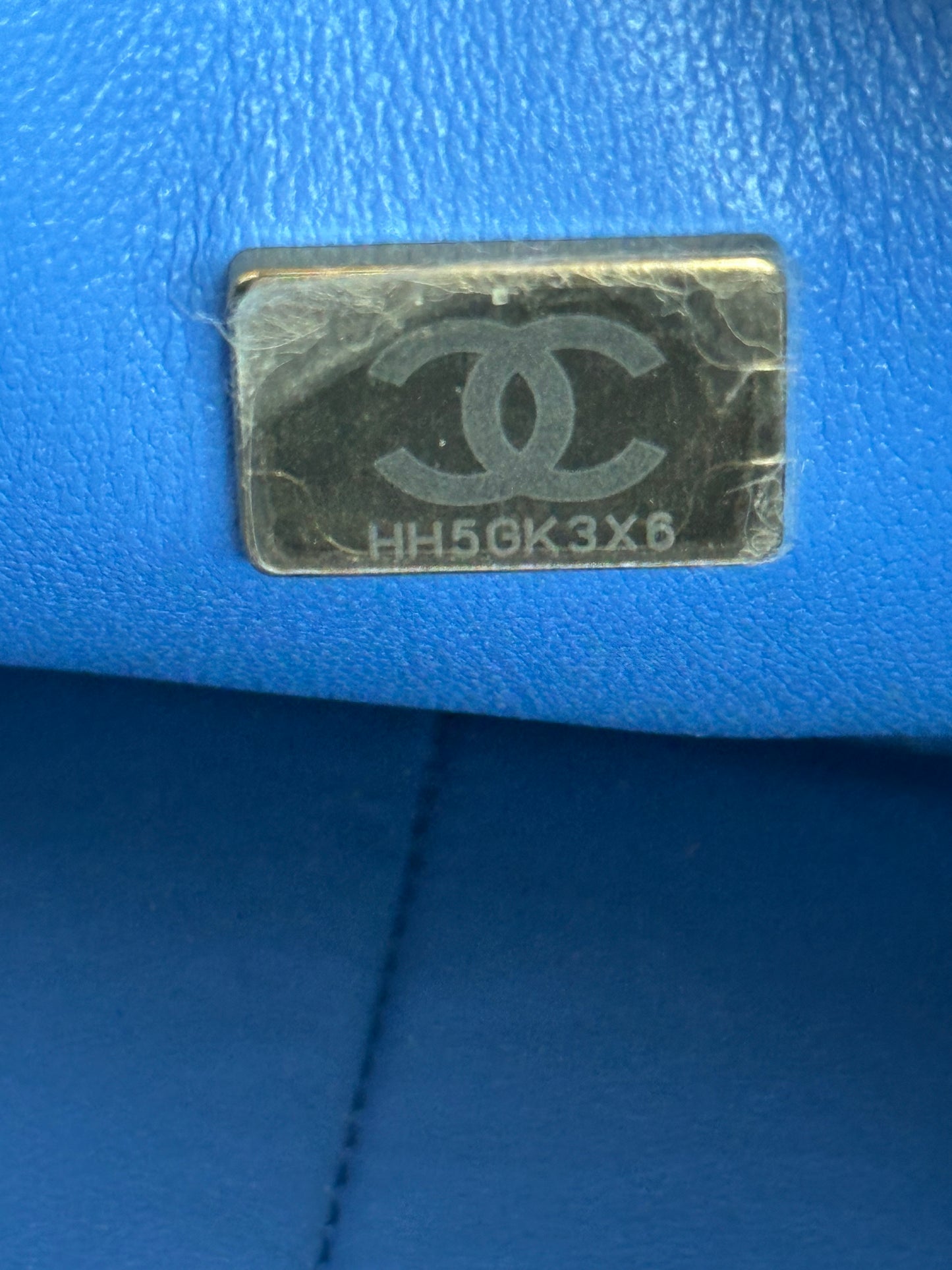 Chanel Blue Caviar Quilted Medium Flap Bag