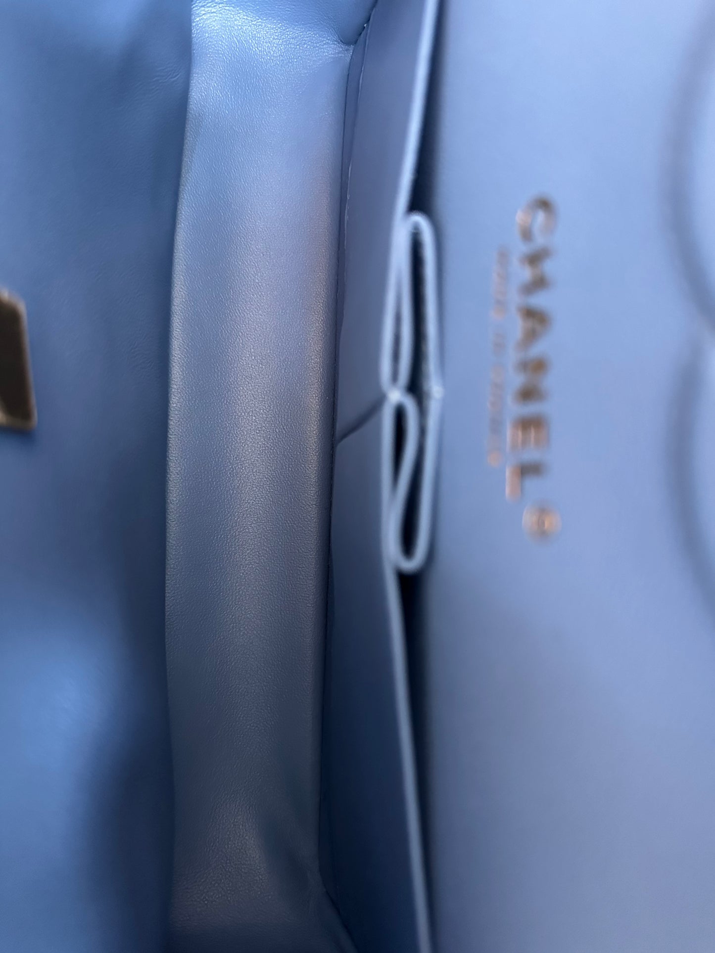 Chanel Blue Caviar Quilted Medium Flap Bag