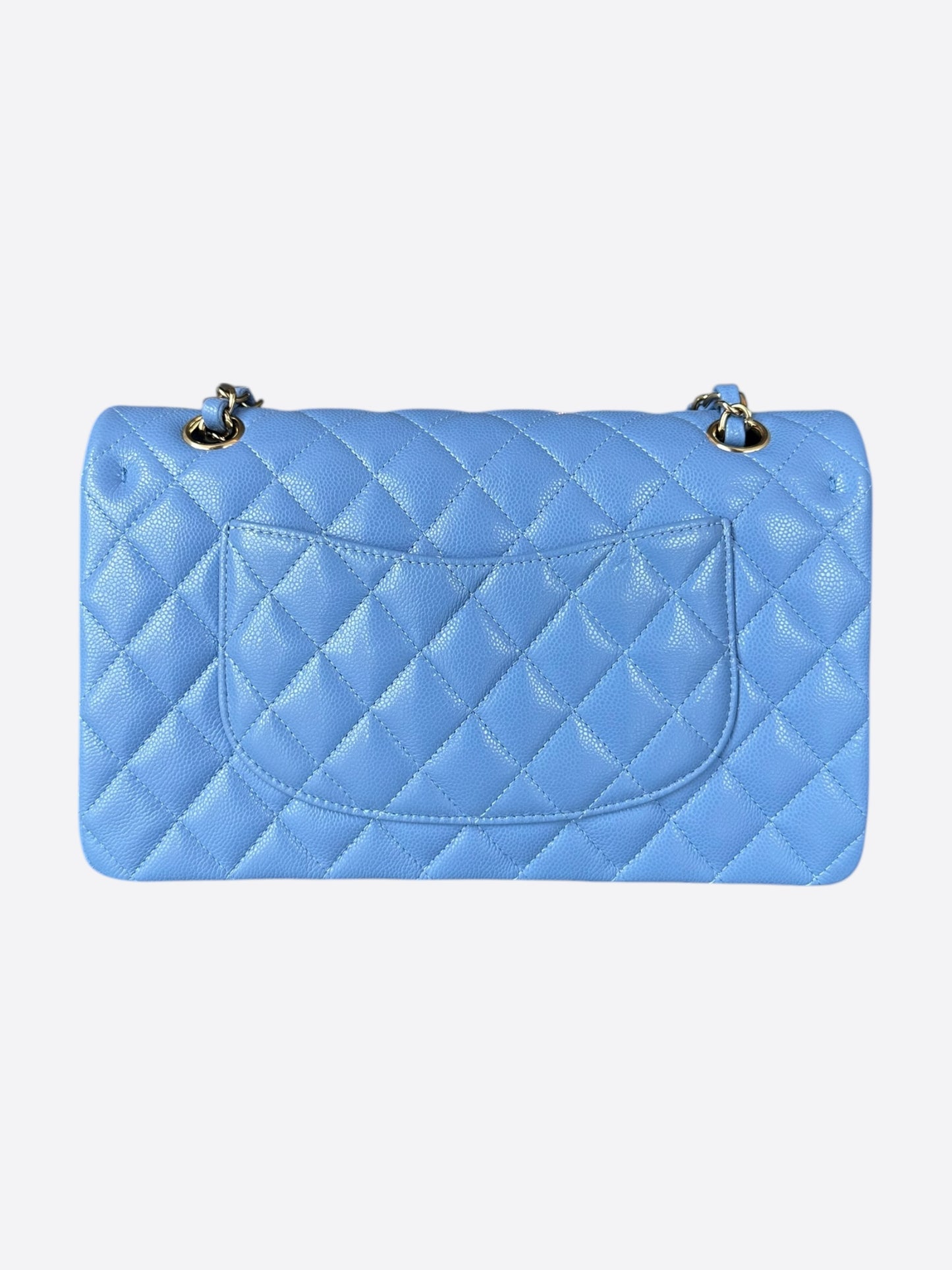 Chanel Blue Caviar Quilted Medium Flap Bag