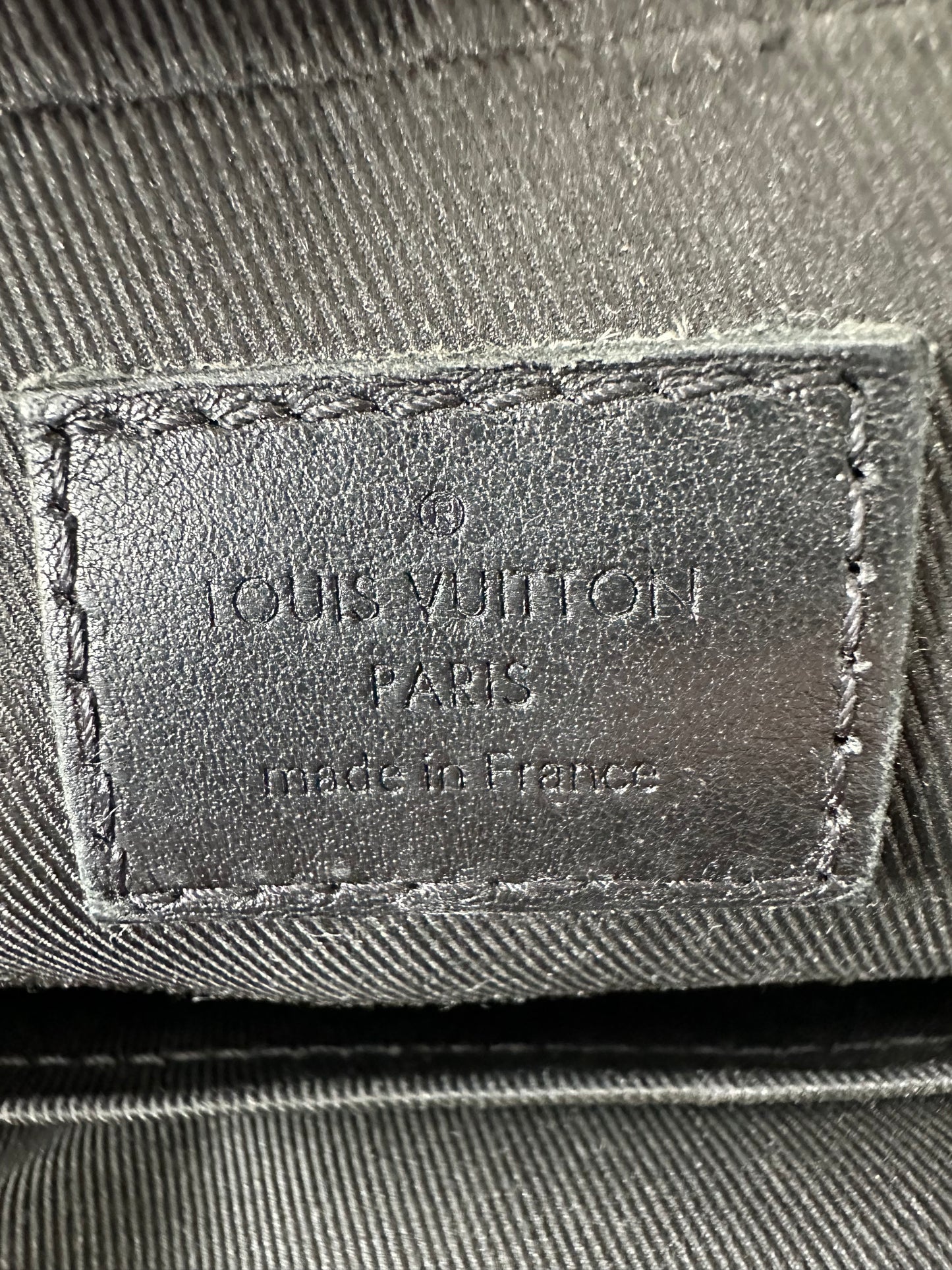 Louis Vuitton Black Shadow Monogram Duo Messenger