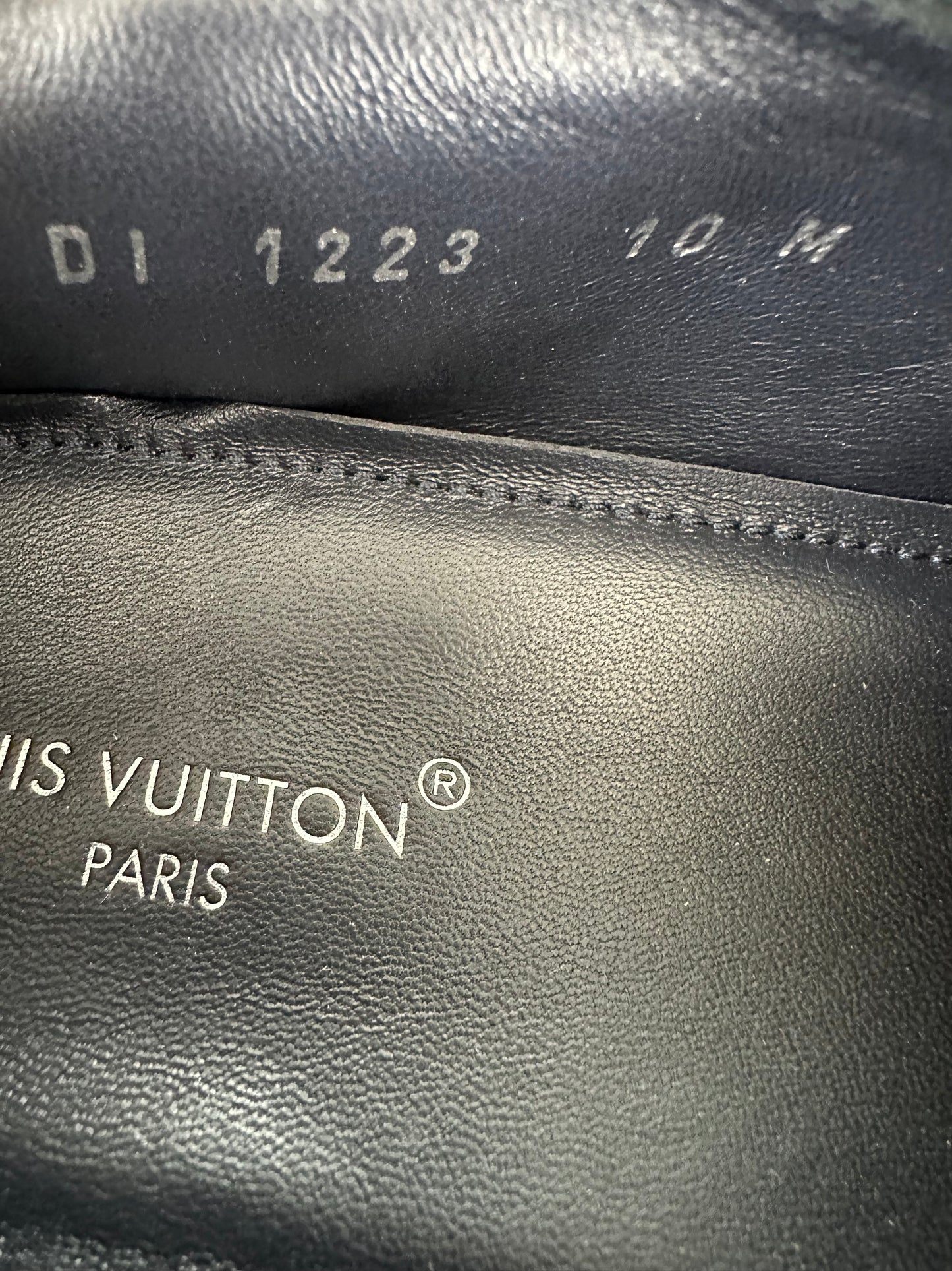 Louis Vuitton Navy Suede Estate Loafers