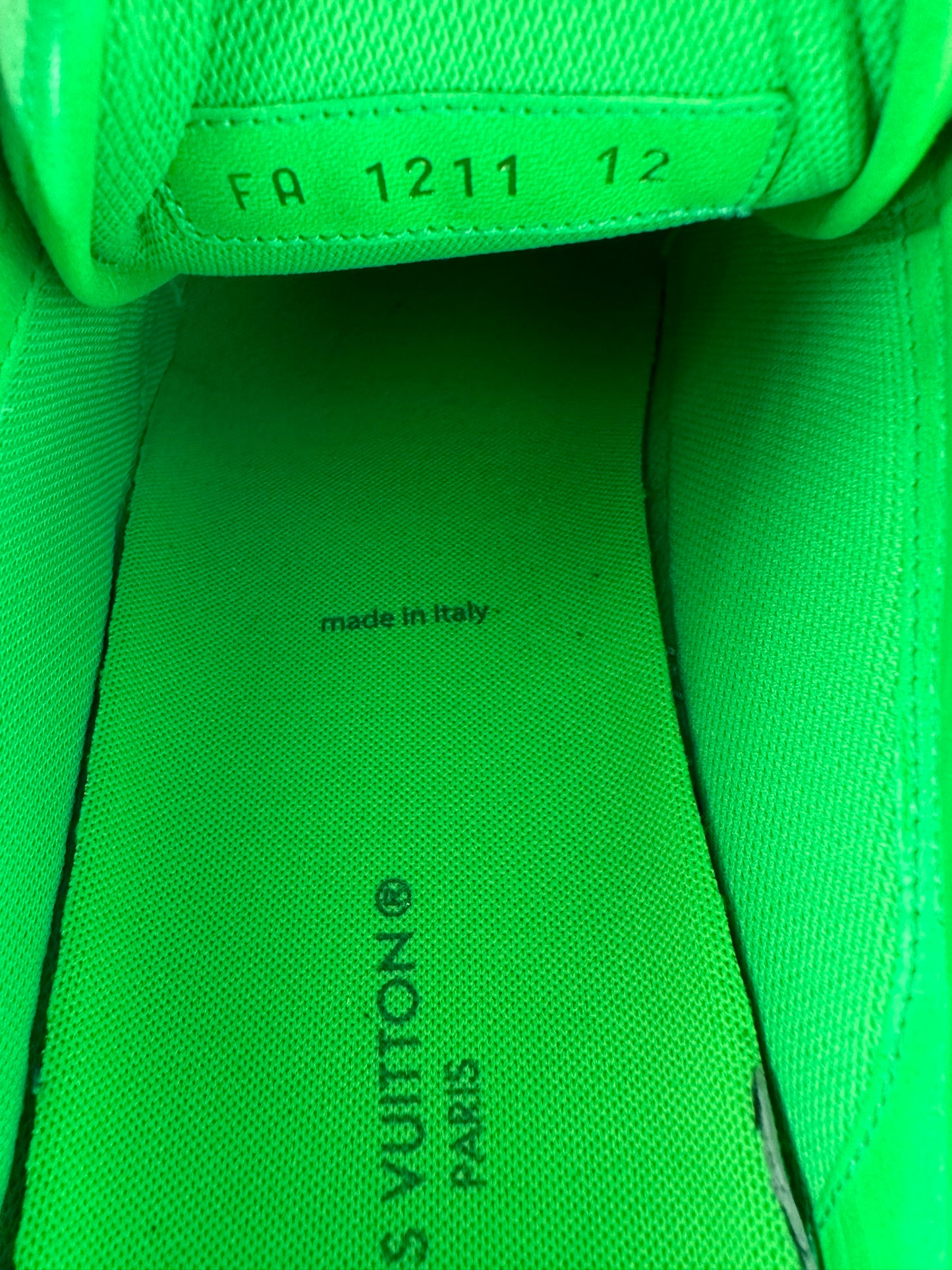 Louis Vuitton Green Illusion Monogram Ollie Sneakers