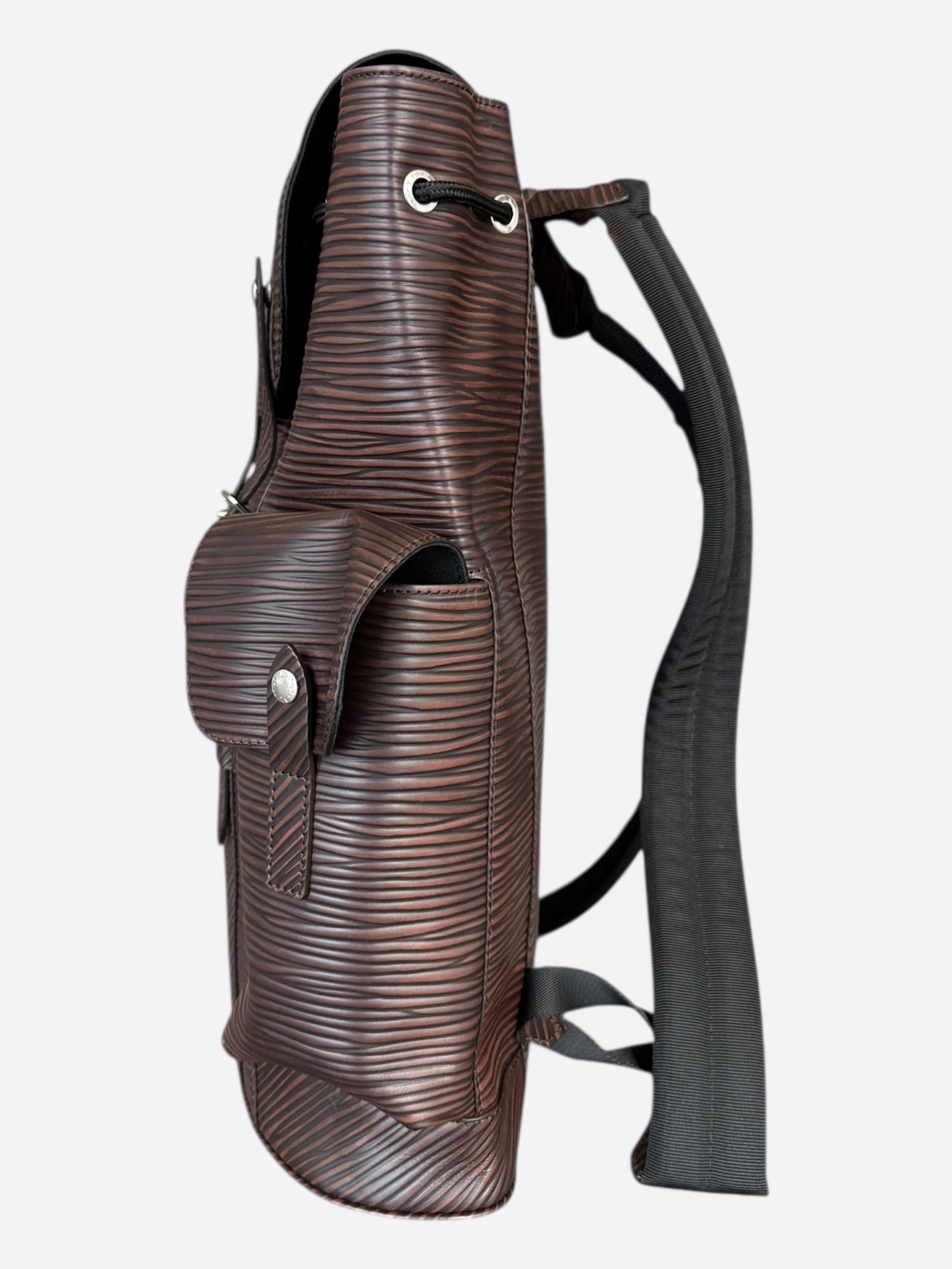 Louis Vuitton Brown EPI Christopher Backpack