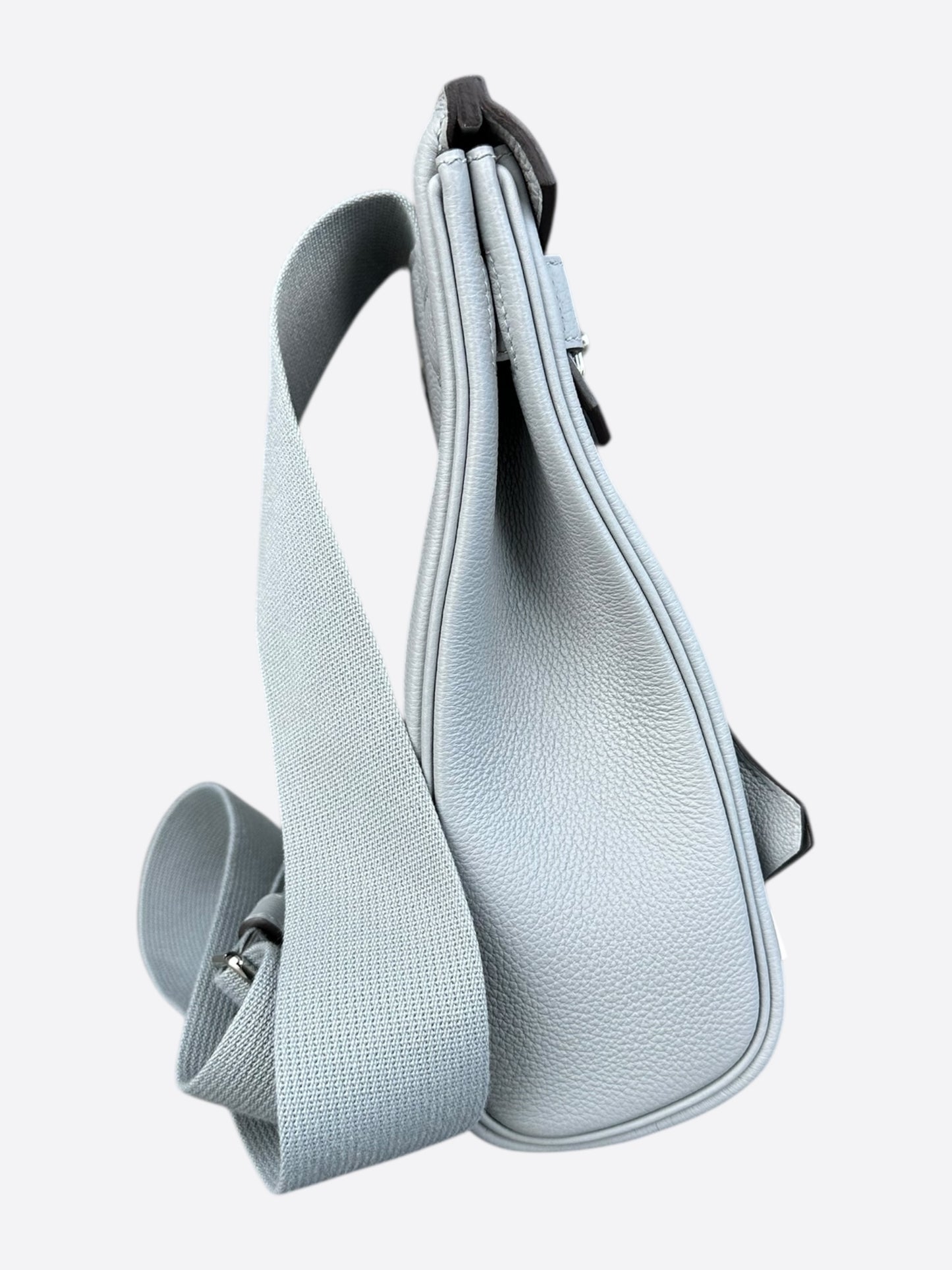 Hermes Bleu Ciel HAC A Dos Crossbody Backpack