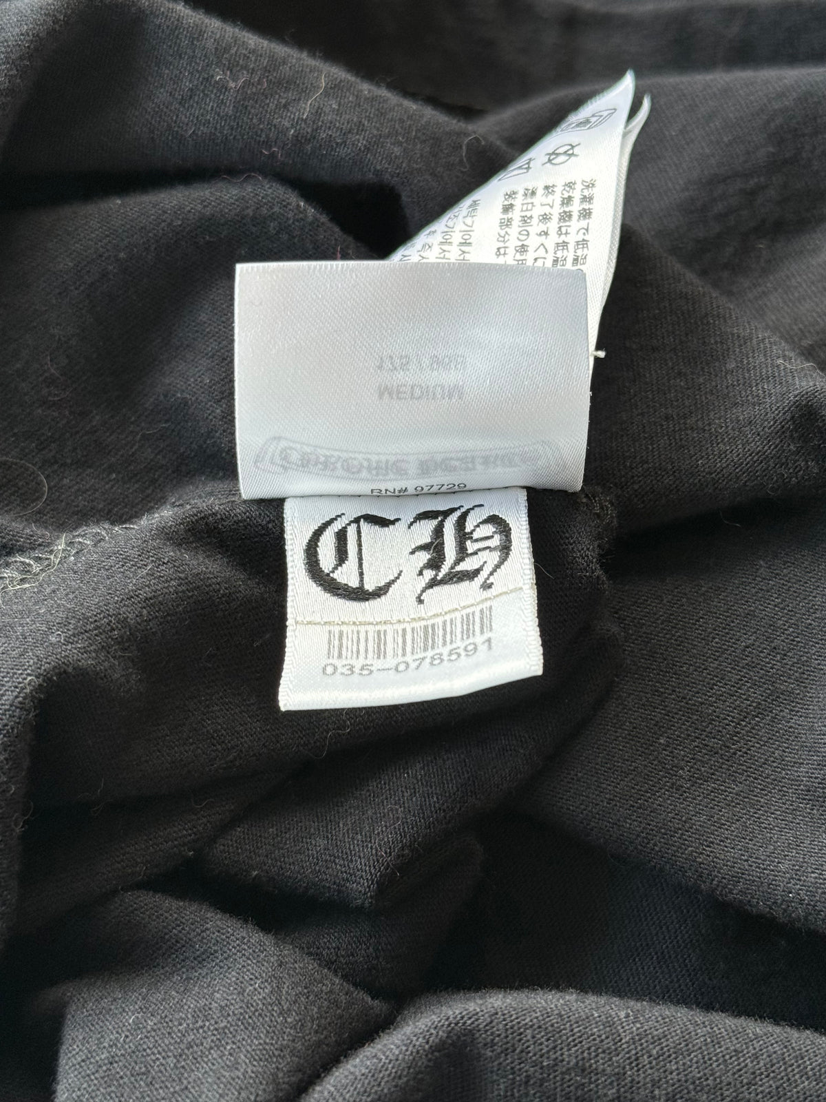 Chrome Hearts Black Camouflage Horseshoe Logo Longsleeve T-Shirt