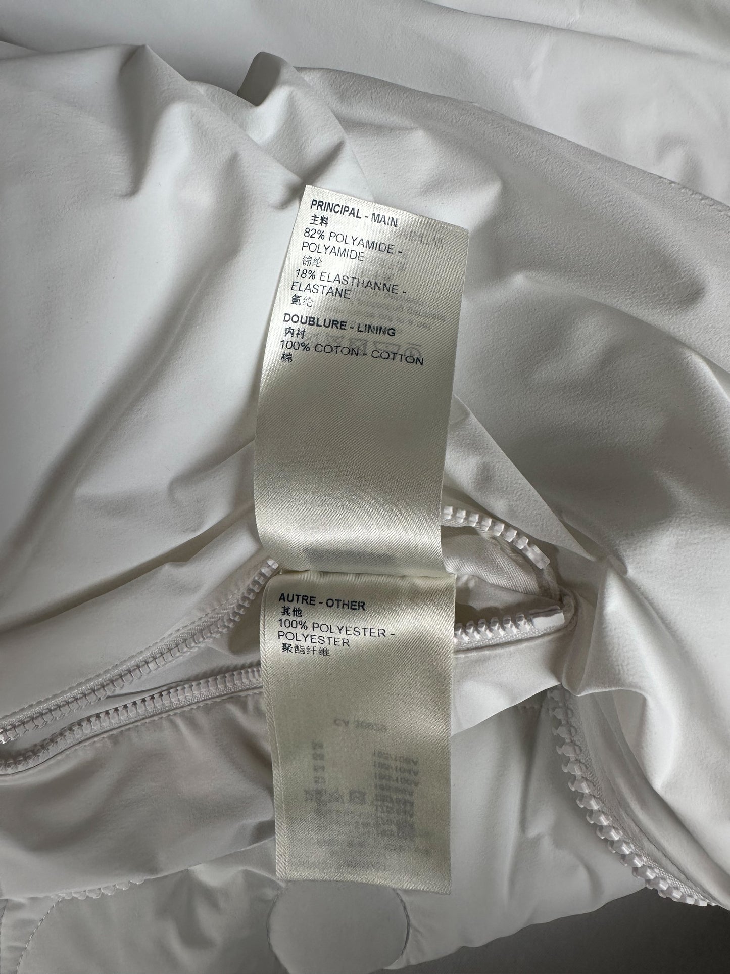 Louis Vuitton White Flower Monogram Puffer Jacket