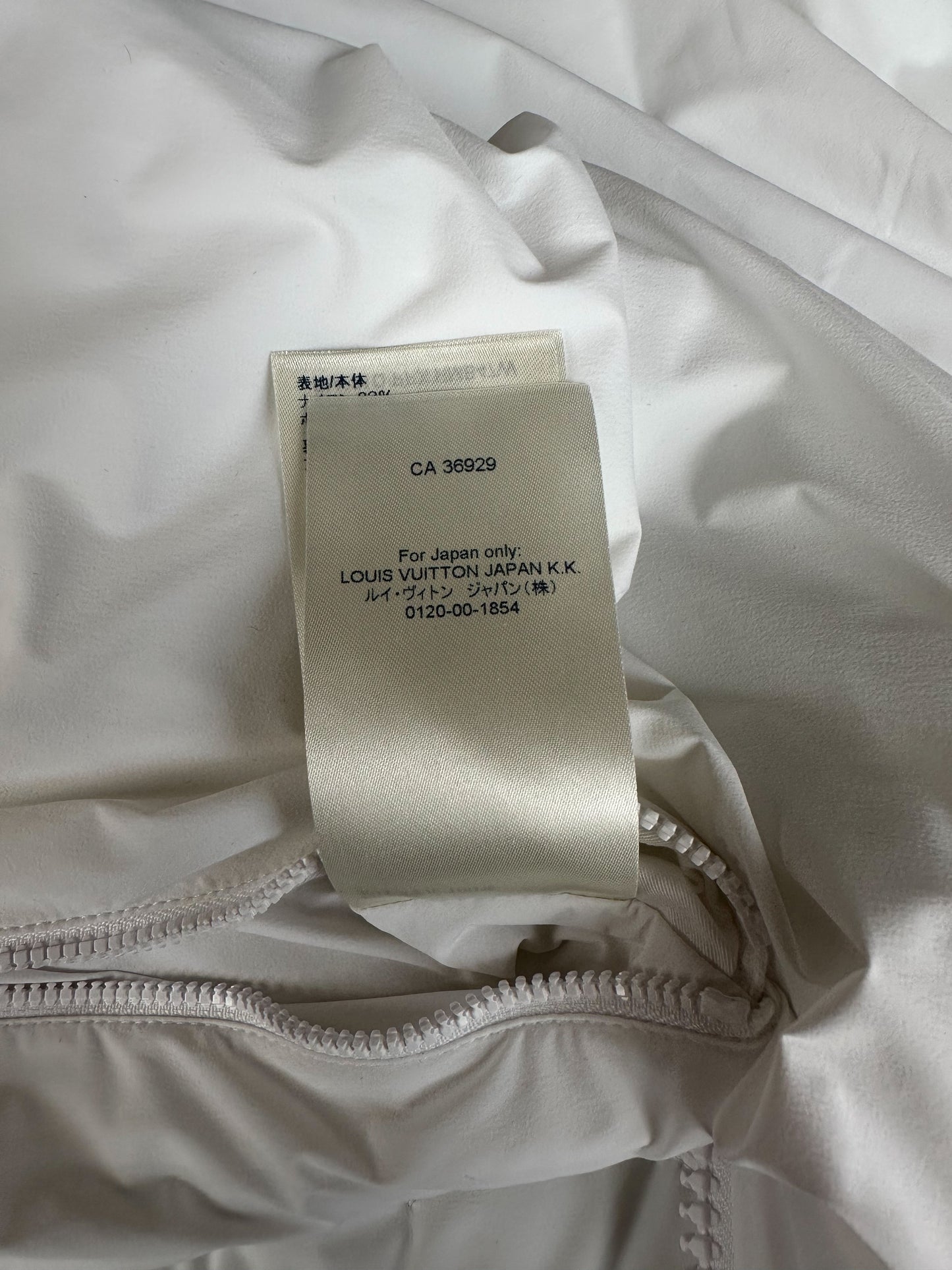 Louis Vuitton White Flower Monogram Puffer Jacket