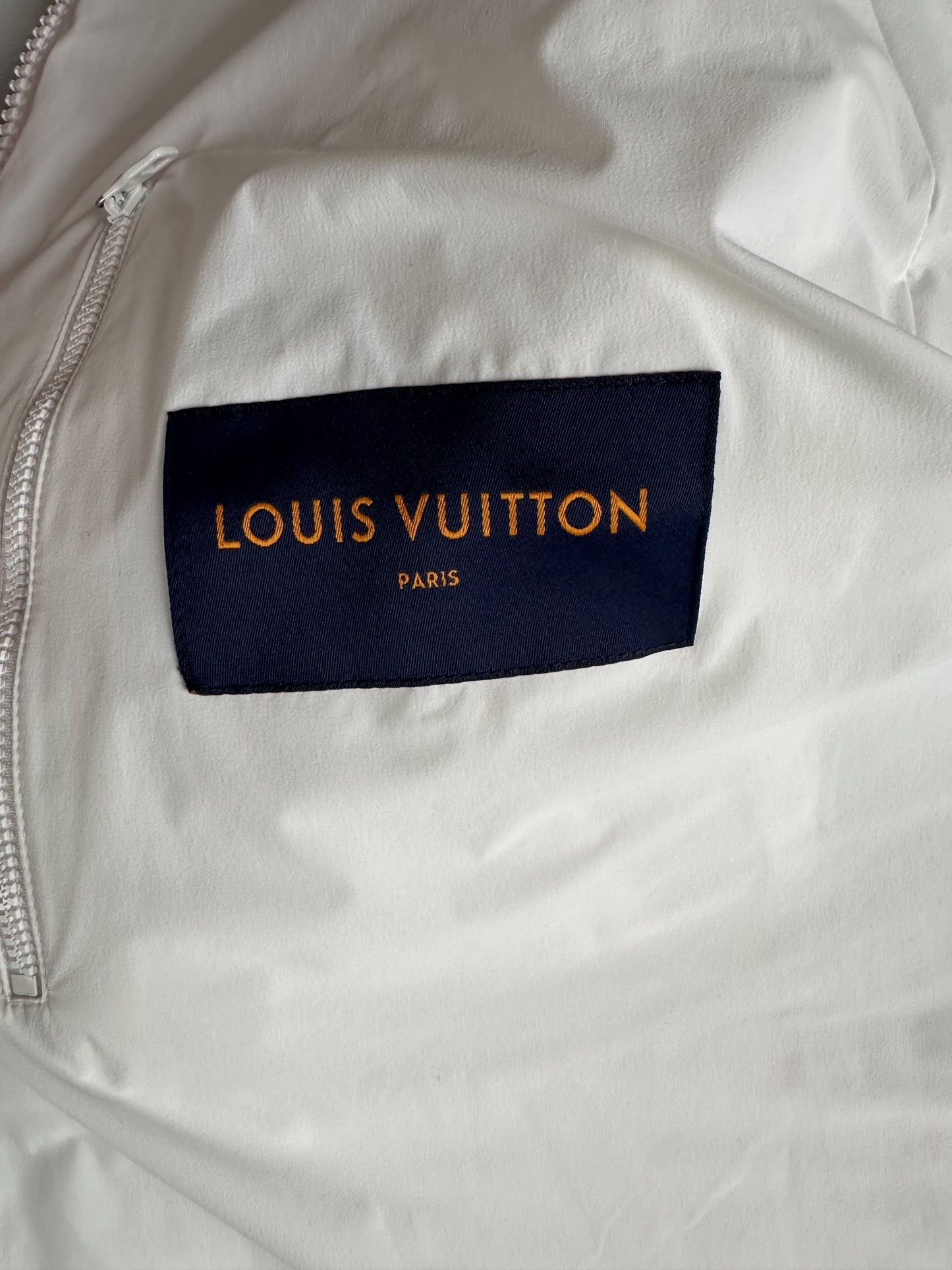 Louis Vuitton White Flower Monogram Puffer Jacket