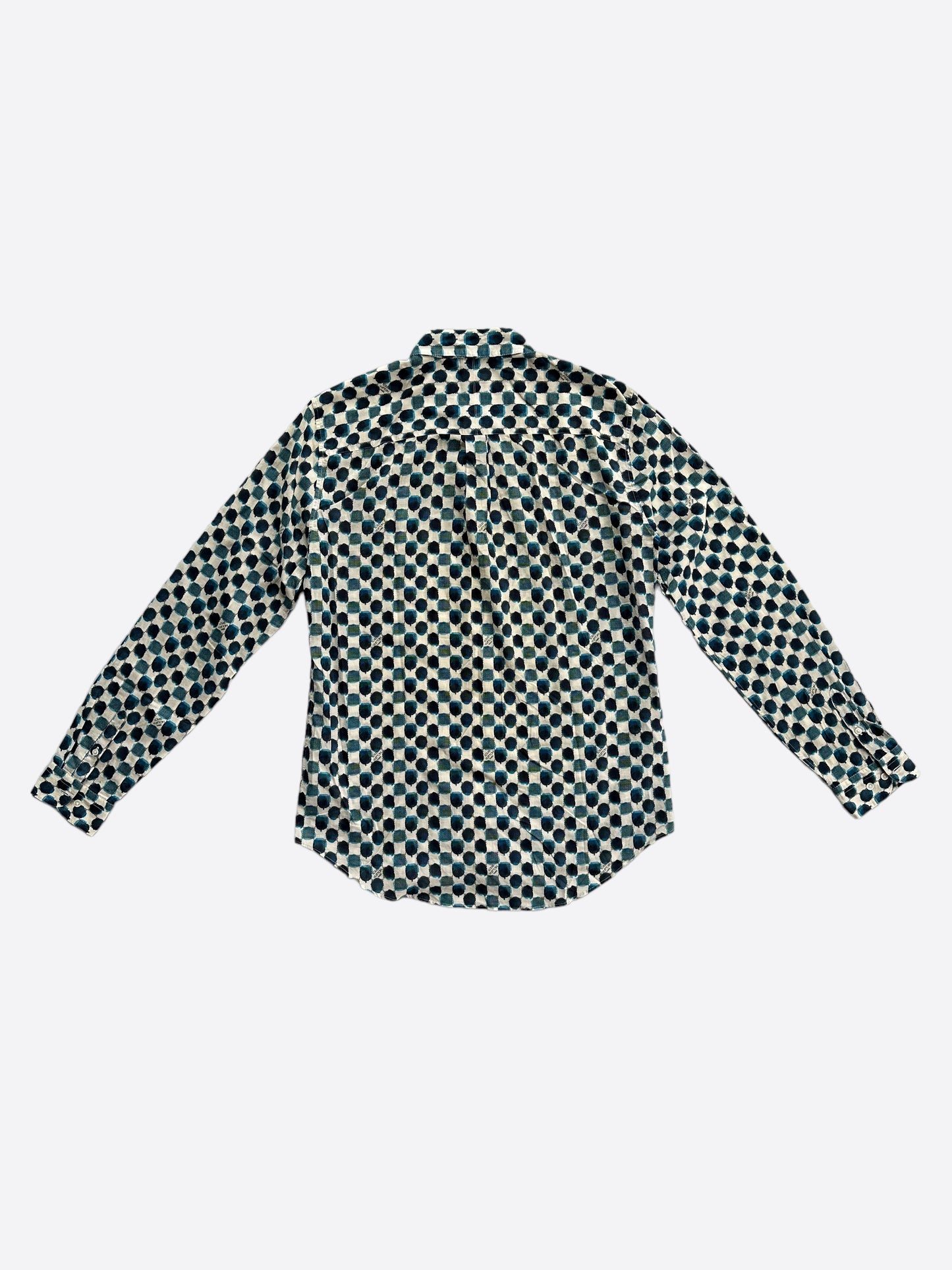 Louis Vuitton Watercolor Damier Button Up Shirt