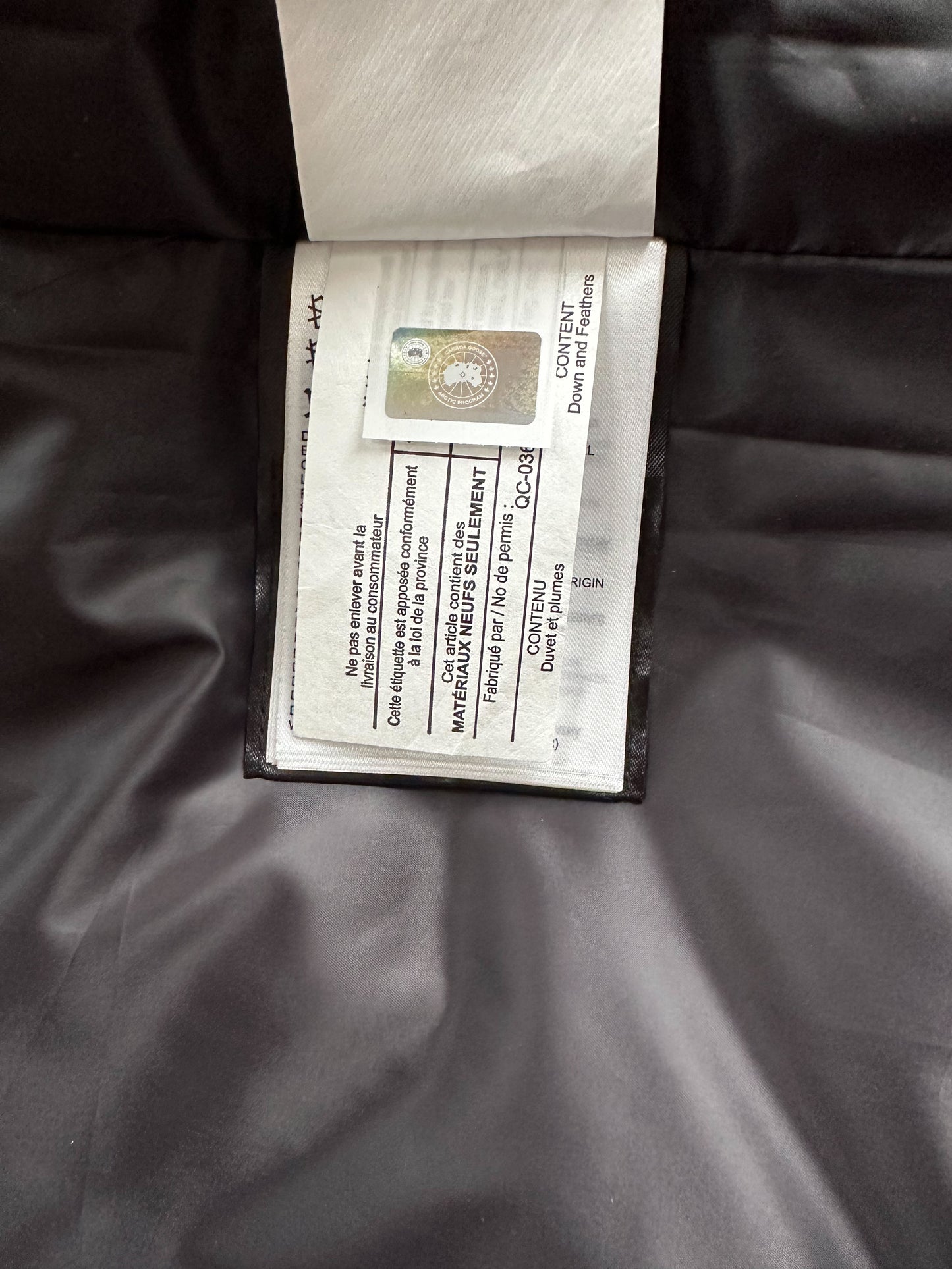 Canada Goose Navy Wedgemount Black Label Men's Jacket