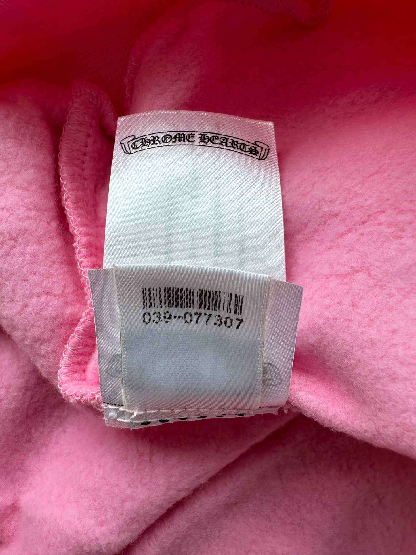 Chrome Hearts Pink & Red T-Bar Logo Hoodie