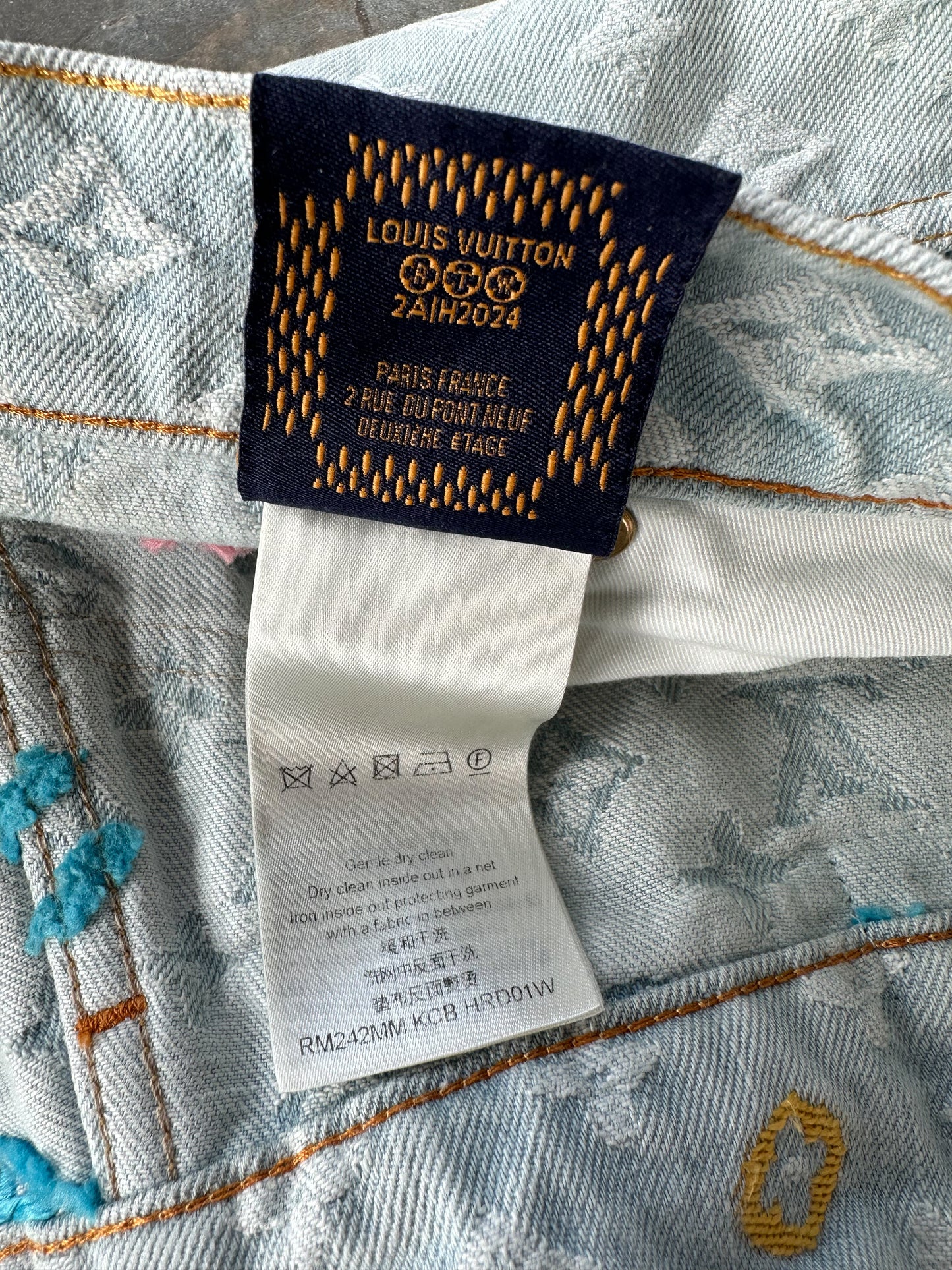 Louis Vuitton Tyler The Creator Blue Monogram Denim