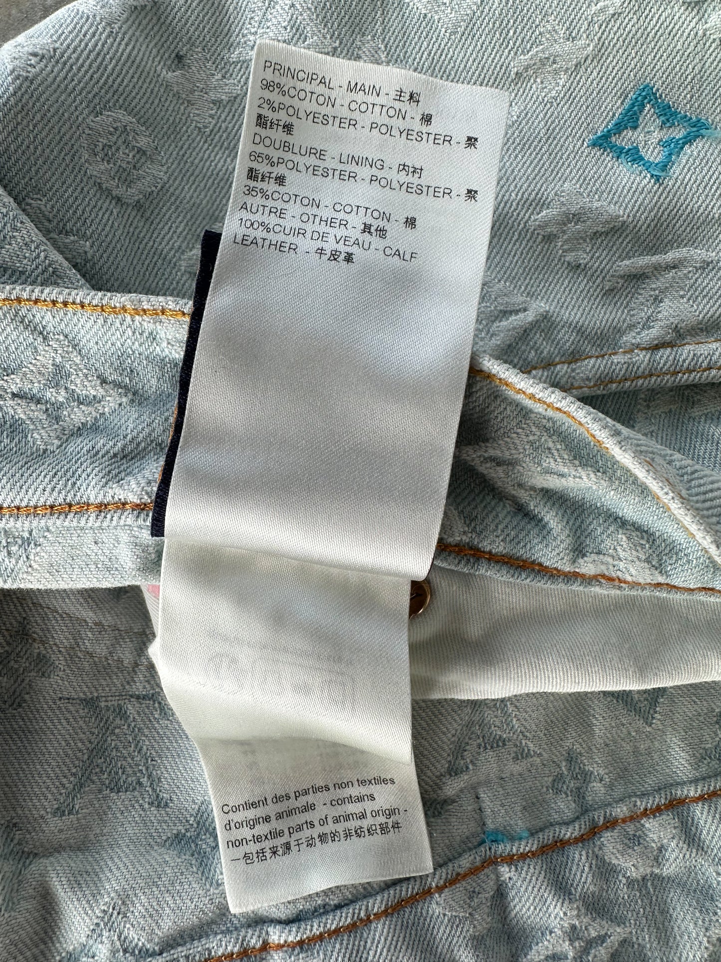 Louis Vuitton Tyler The Creator Blue Monogram Denim