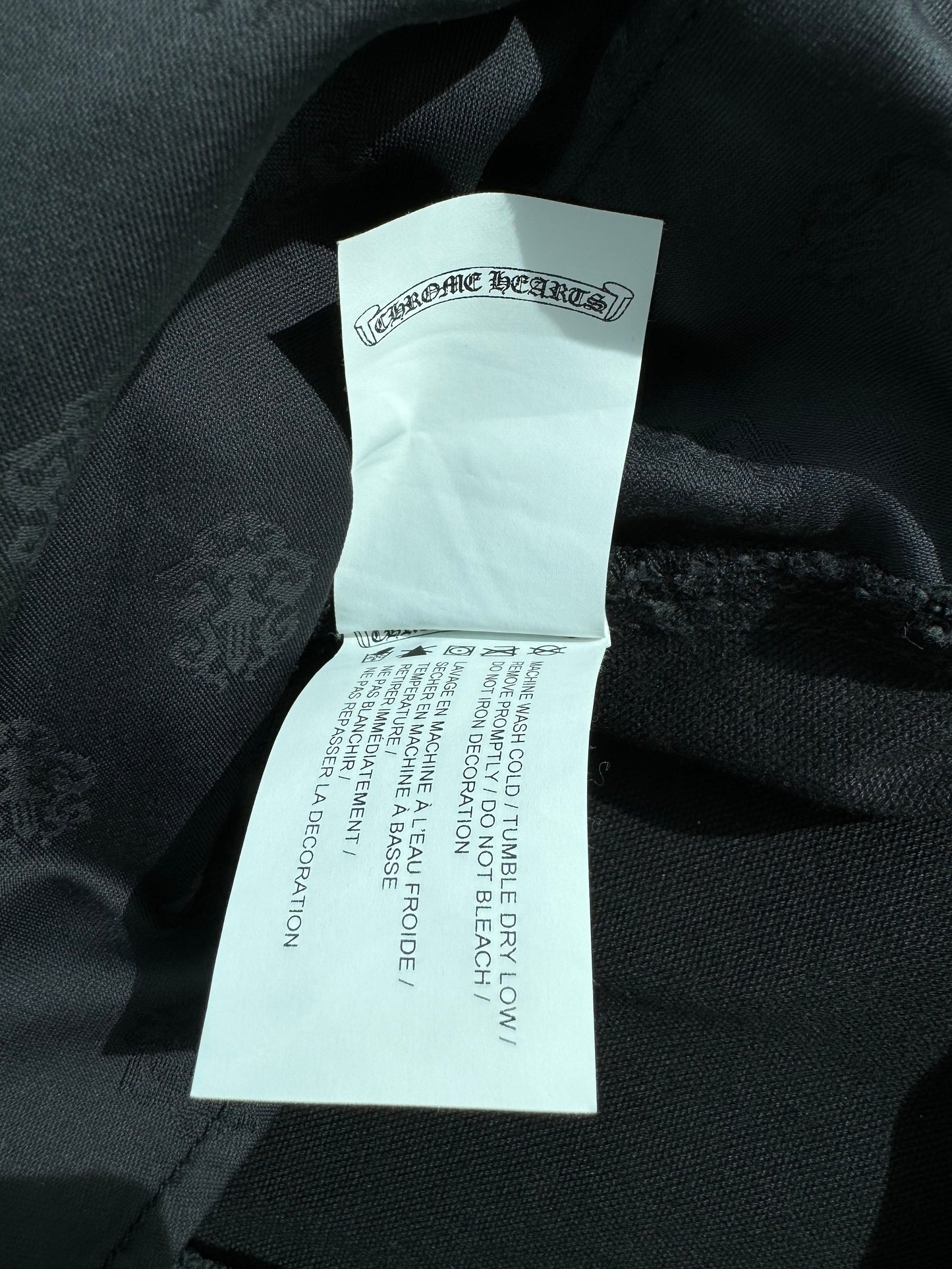 Chrome Hearts Black Carpenter Pants
