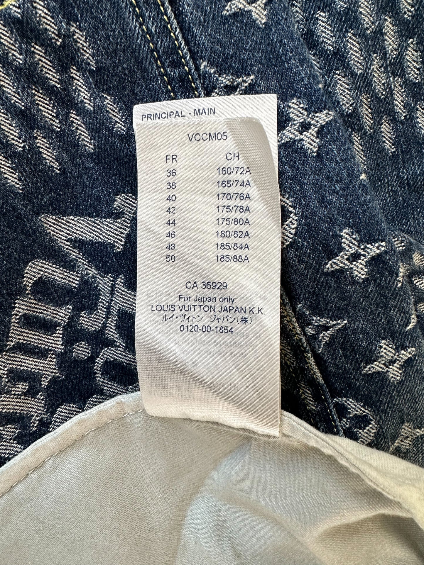 Louis Vuitton Nigo Blue Monogram Baggy Jeans