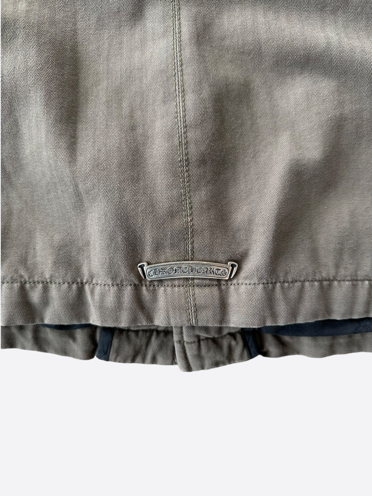 Chrome Hearts Olive Cherry Bomb Military Jacket