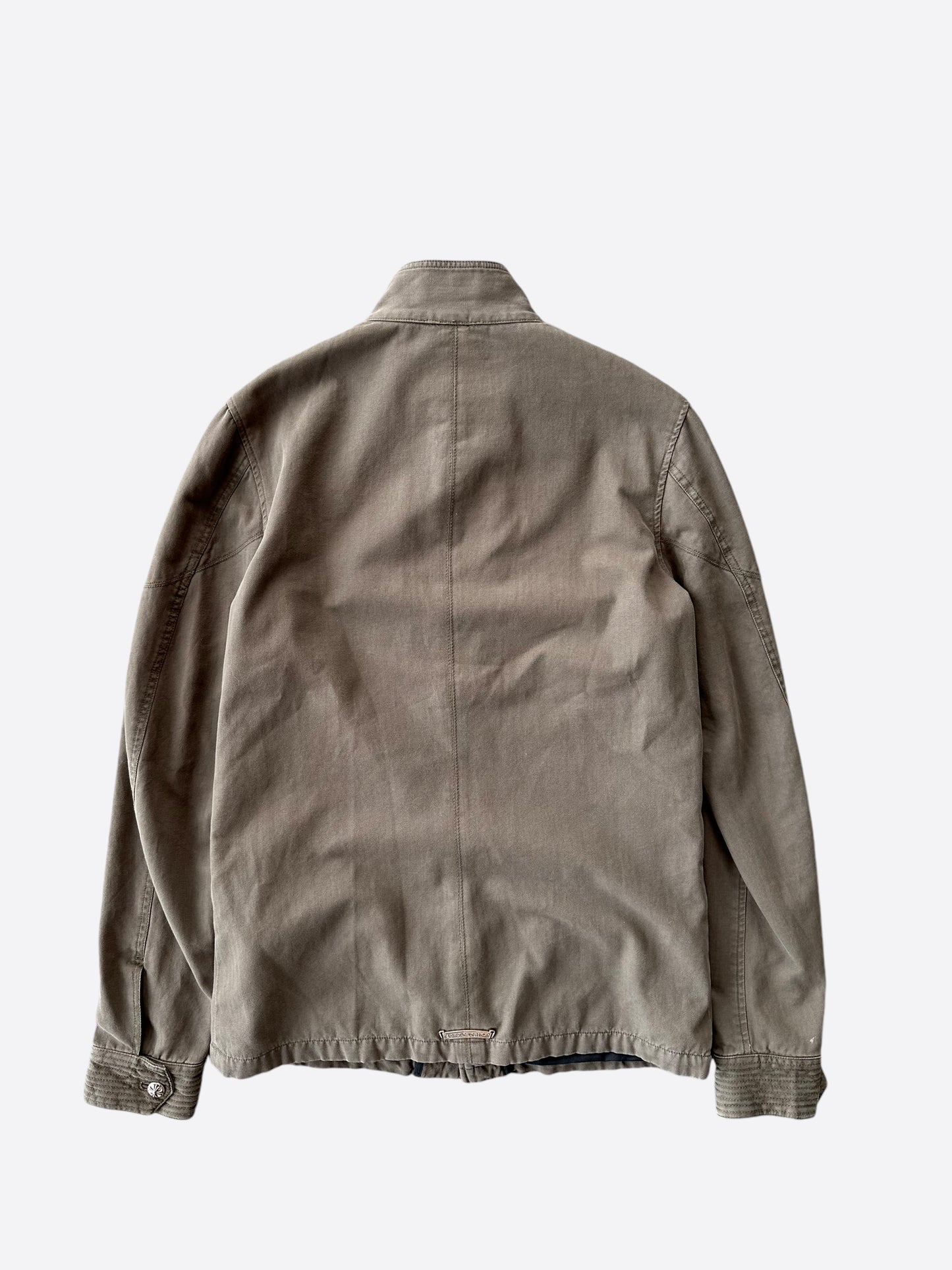 Chrome Hearts Olive Cherry Bomb Military Jacket