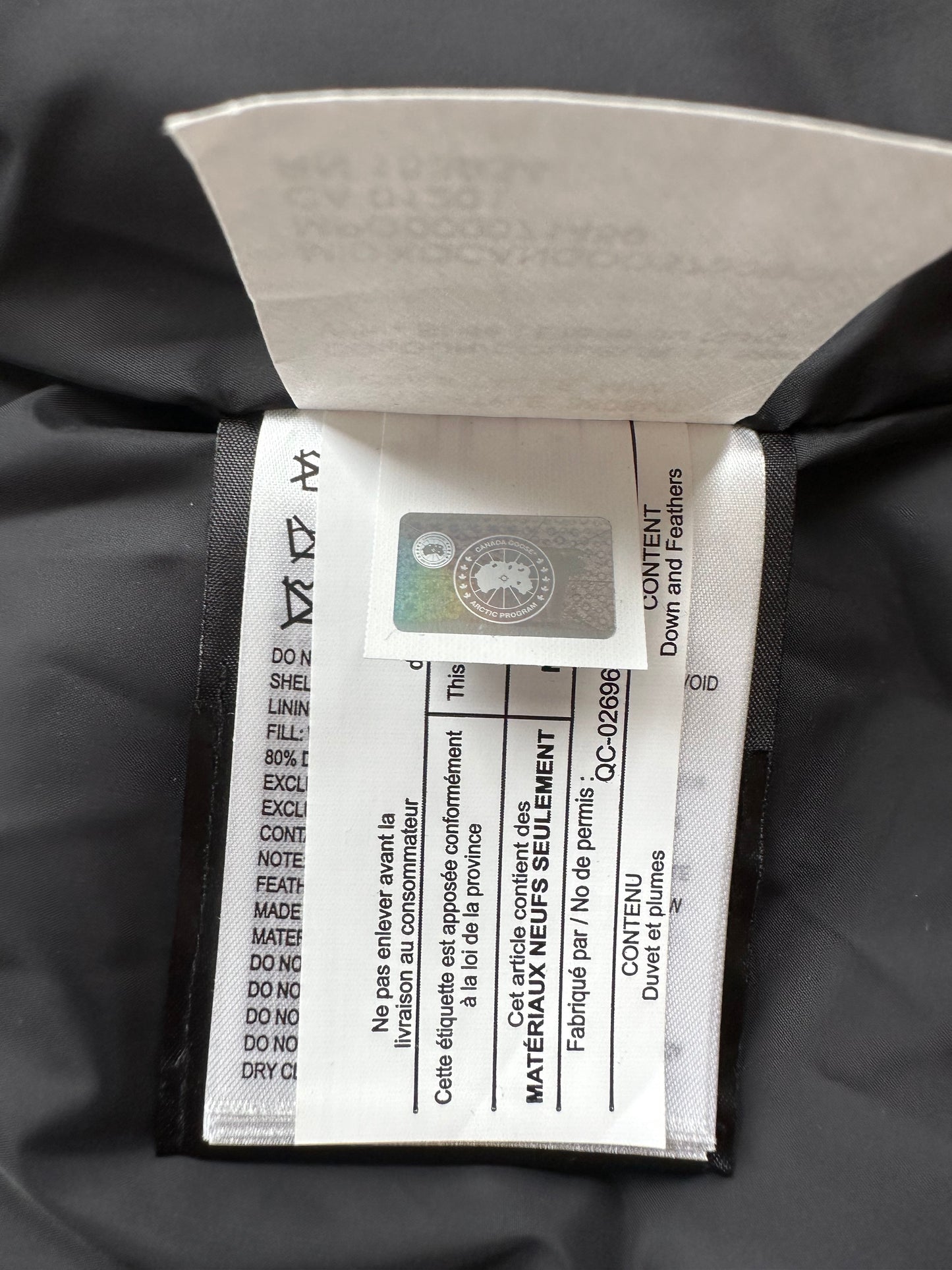 Canada Goose White Wyndham Men's Jacket