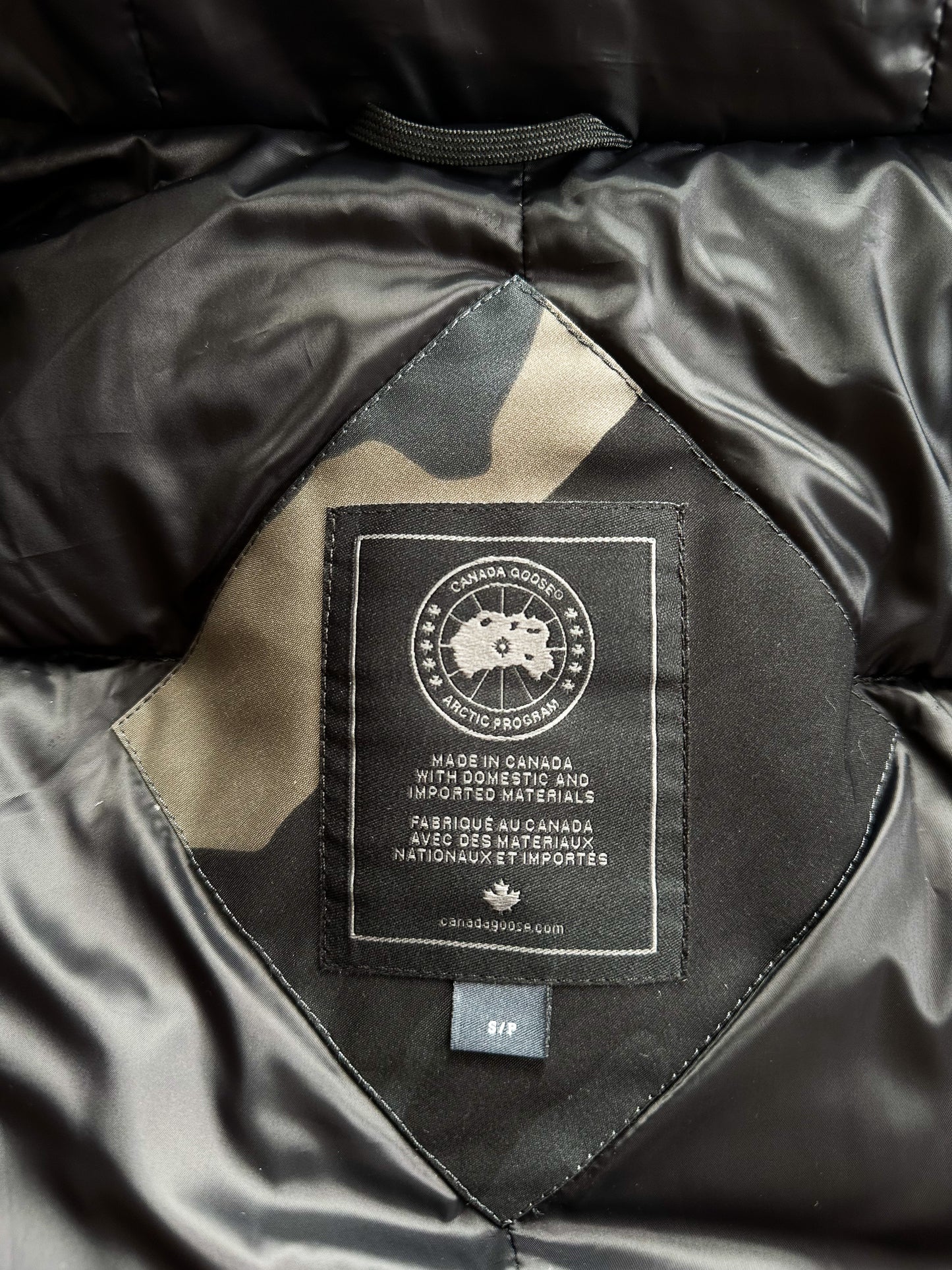 Canada Goose Black Camo Chateau Black Label Men's Jacket