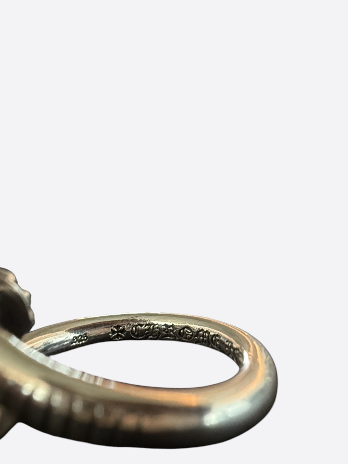 Chrome Hearts Silver Nail Ring