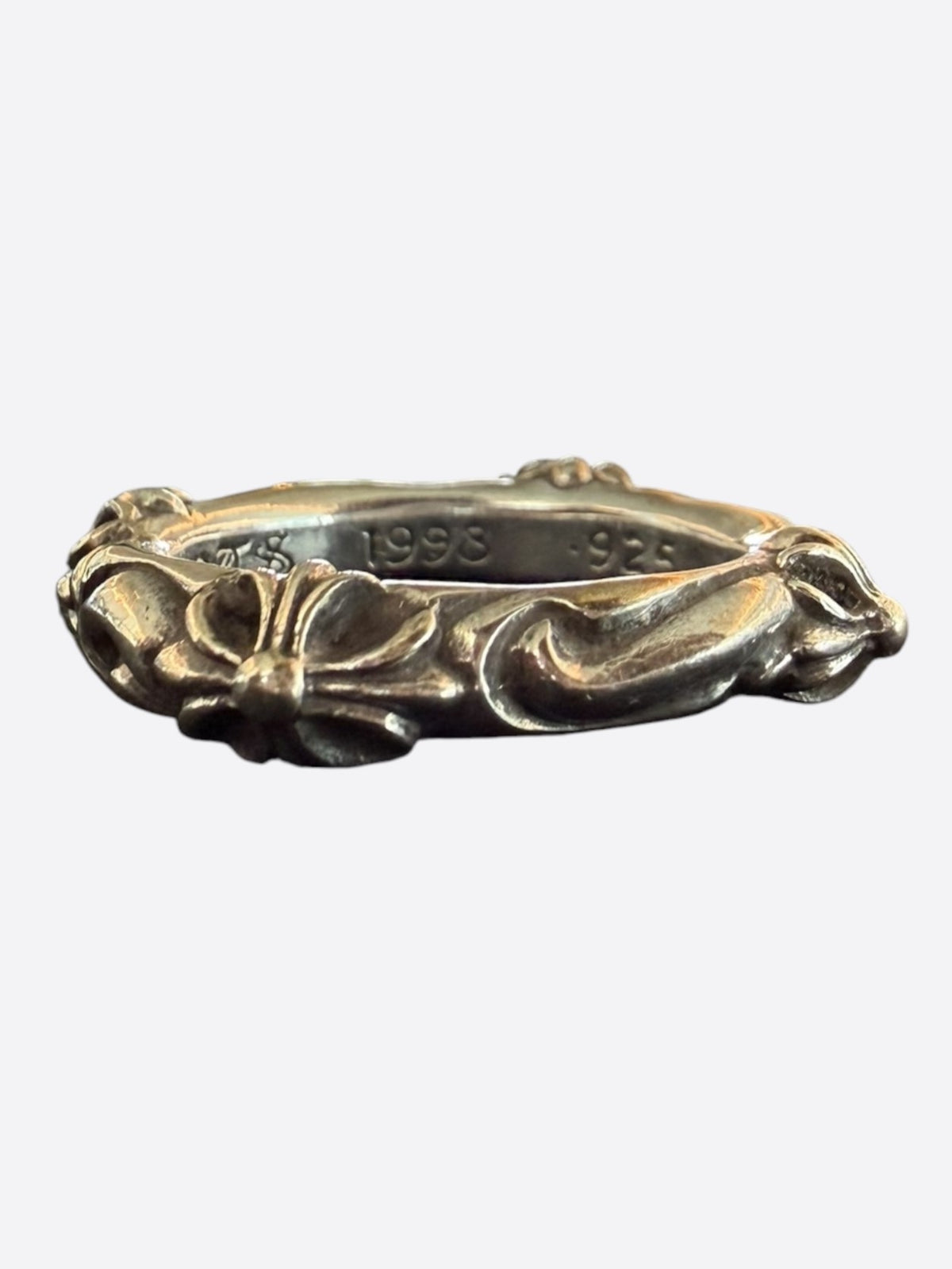 Chrome Hearts Silver SBT Plus Cross Ring