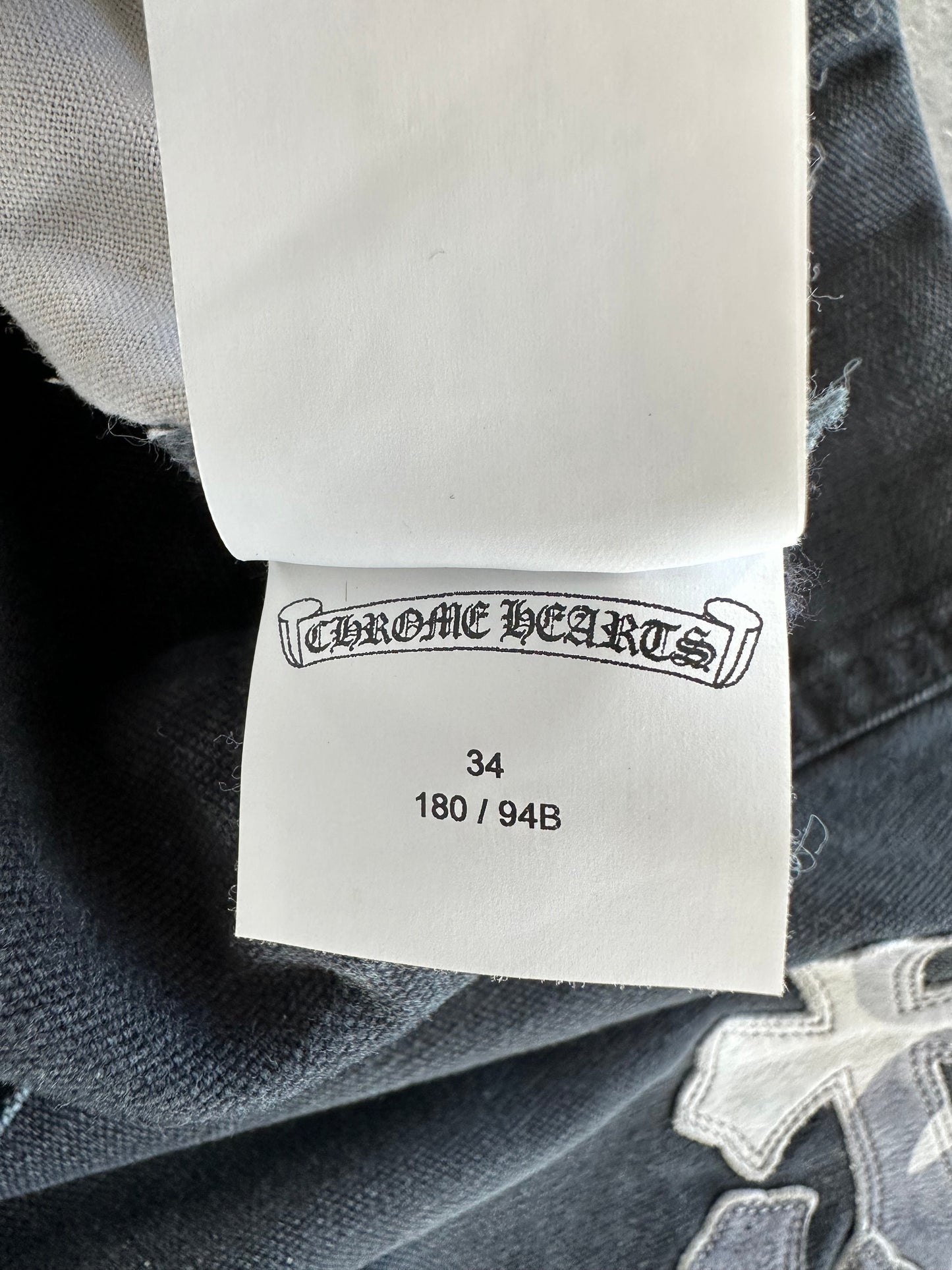 Chrome Hearts Gallery Dept Black Sex Records Cross Patch Flared Jeans