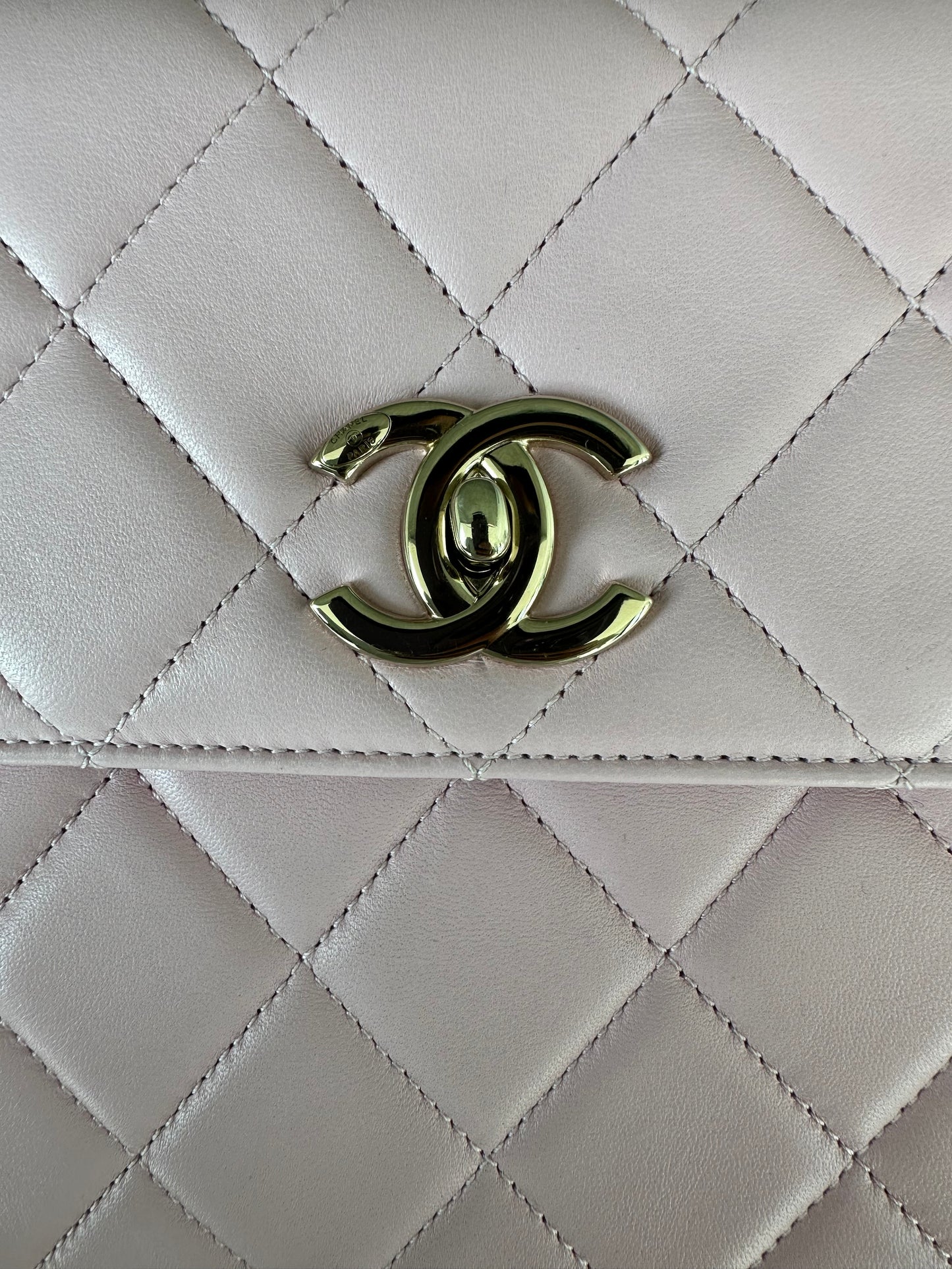 Chanel Pink Quilted Trendy CC Shoulder Bag
