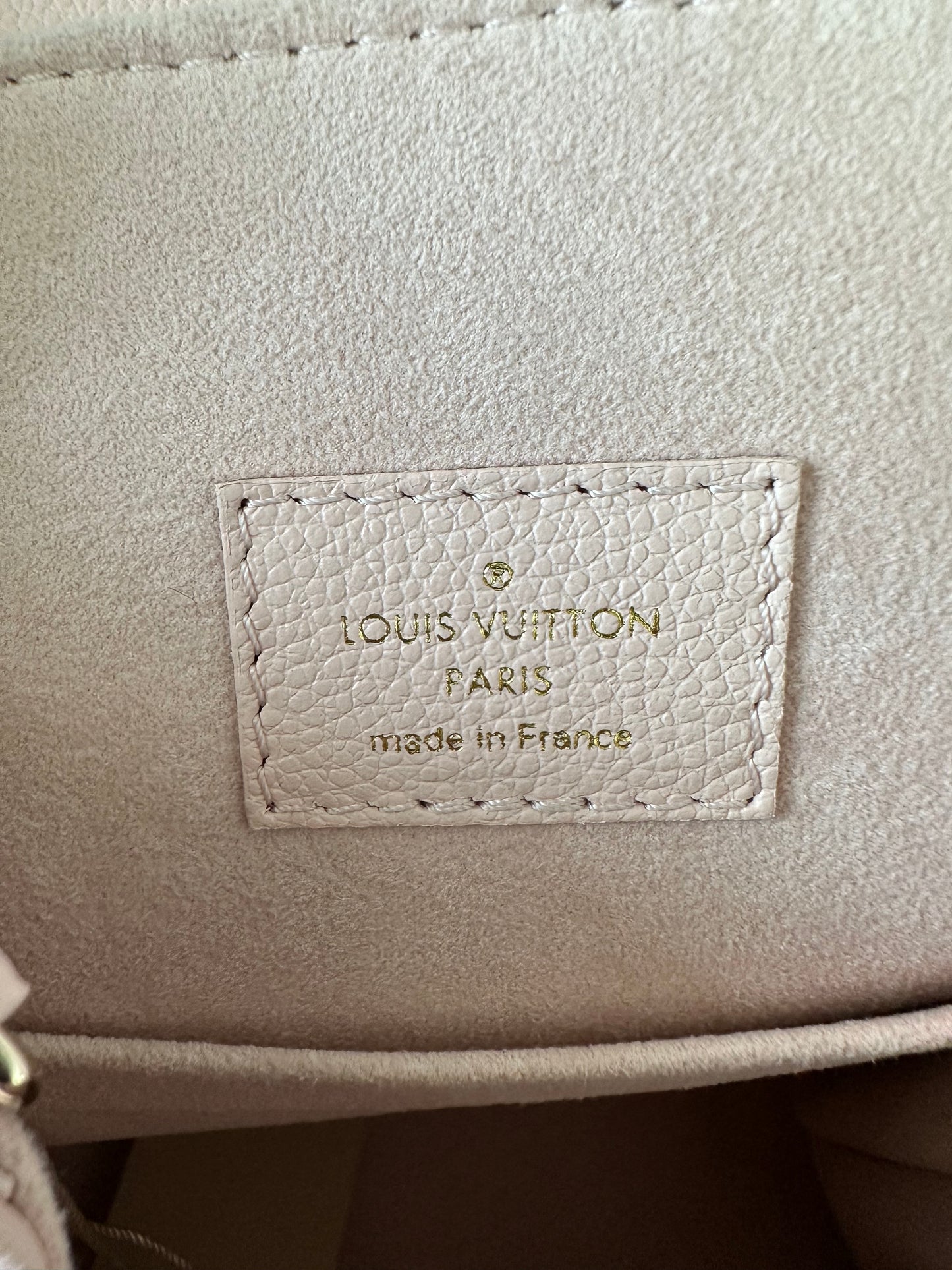 Louis Vuitton Pink Opale Empreinte Monogram Backup Backpack
