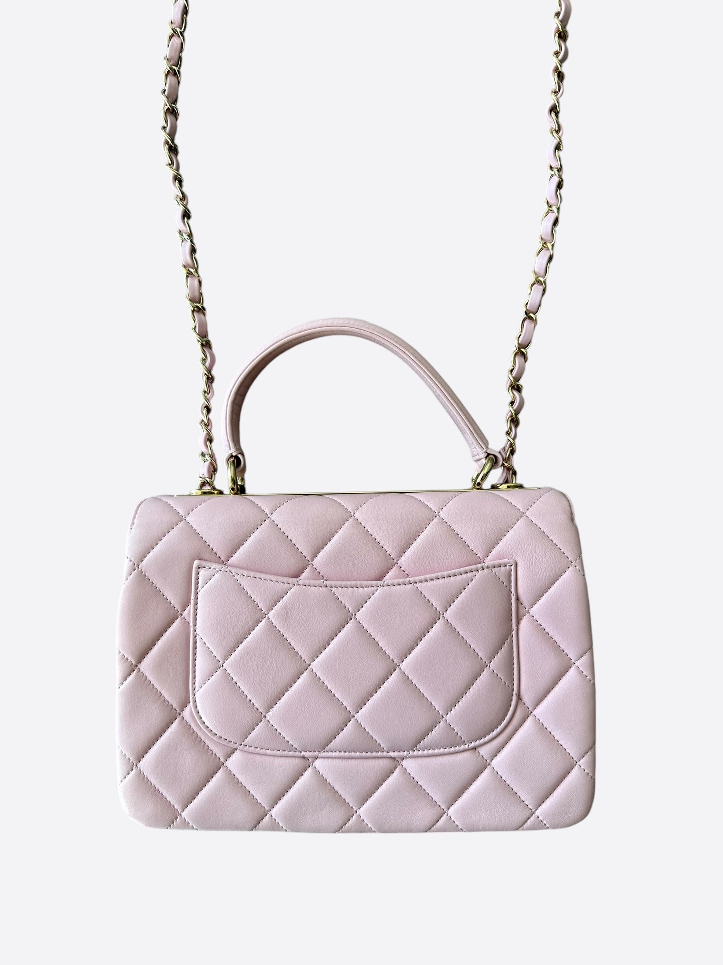 Chanel Pink Quilted Trendy CC Shoulder Bag