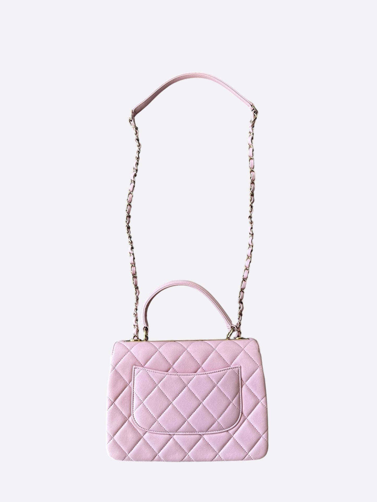Chanel Pink Quilted Trendy CC Shoulder Bag