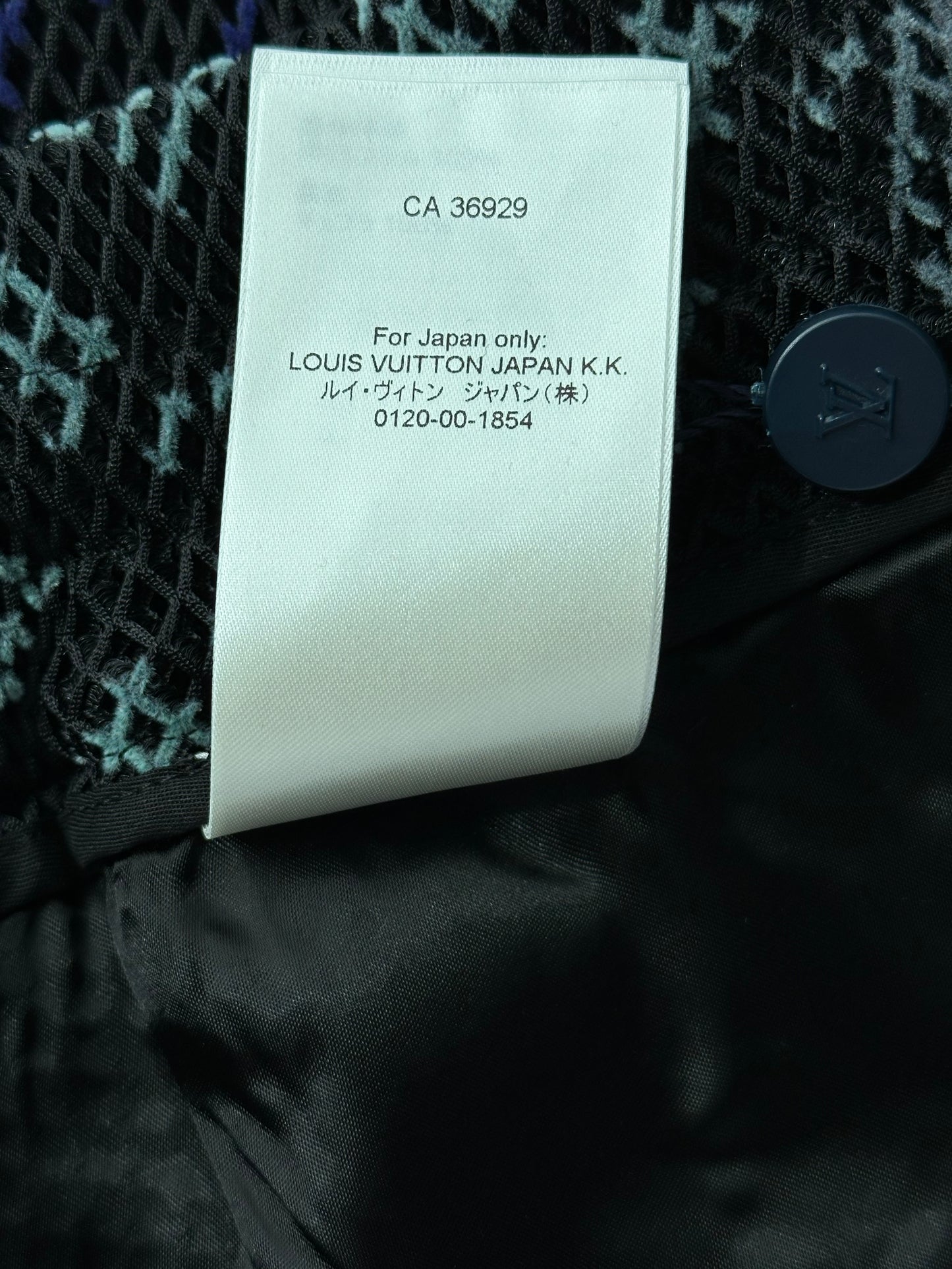 Louis Vuitton Black Rainbow Monogram Mesh Shorts
