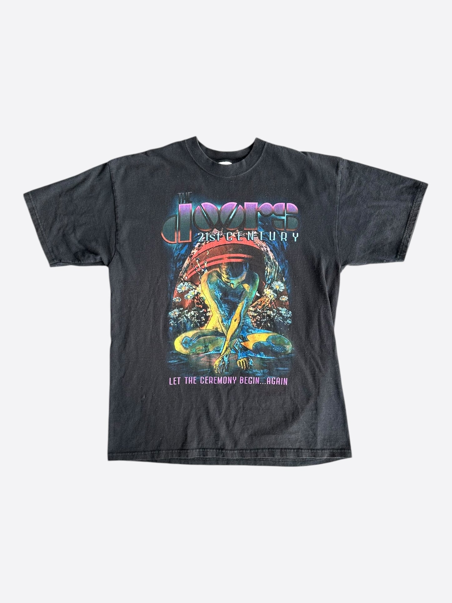 Vintage Black The Doors 21st Century Band T-Shirt