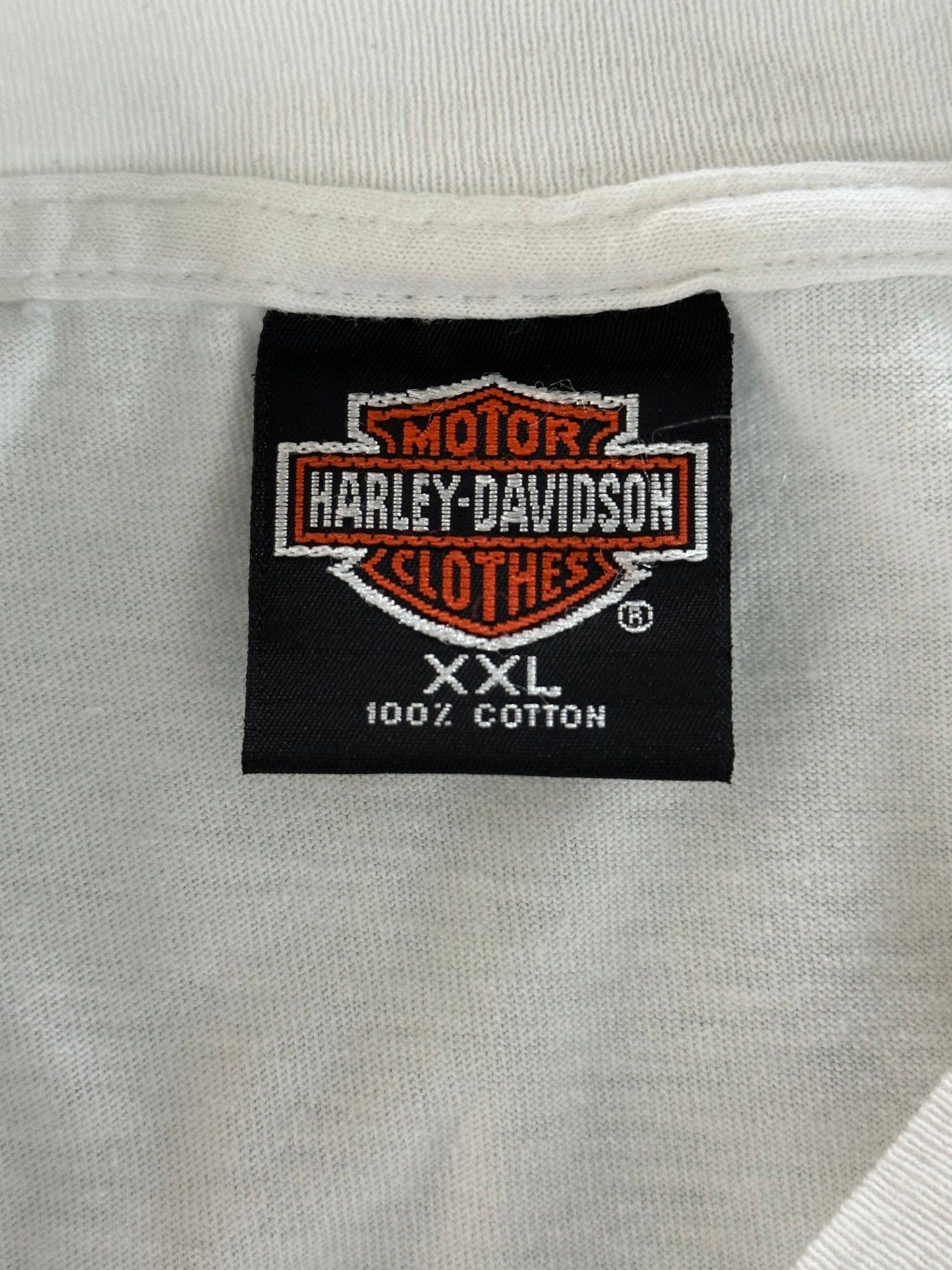 Vintage White Harley-Davidson Low Country Flame Longsleeve T-Shirt